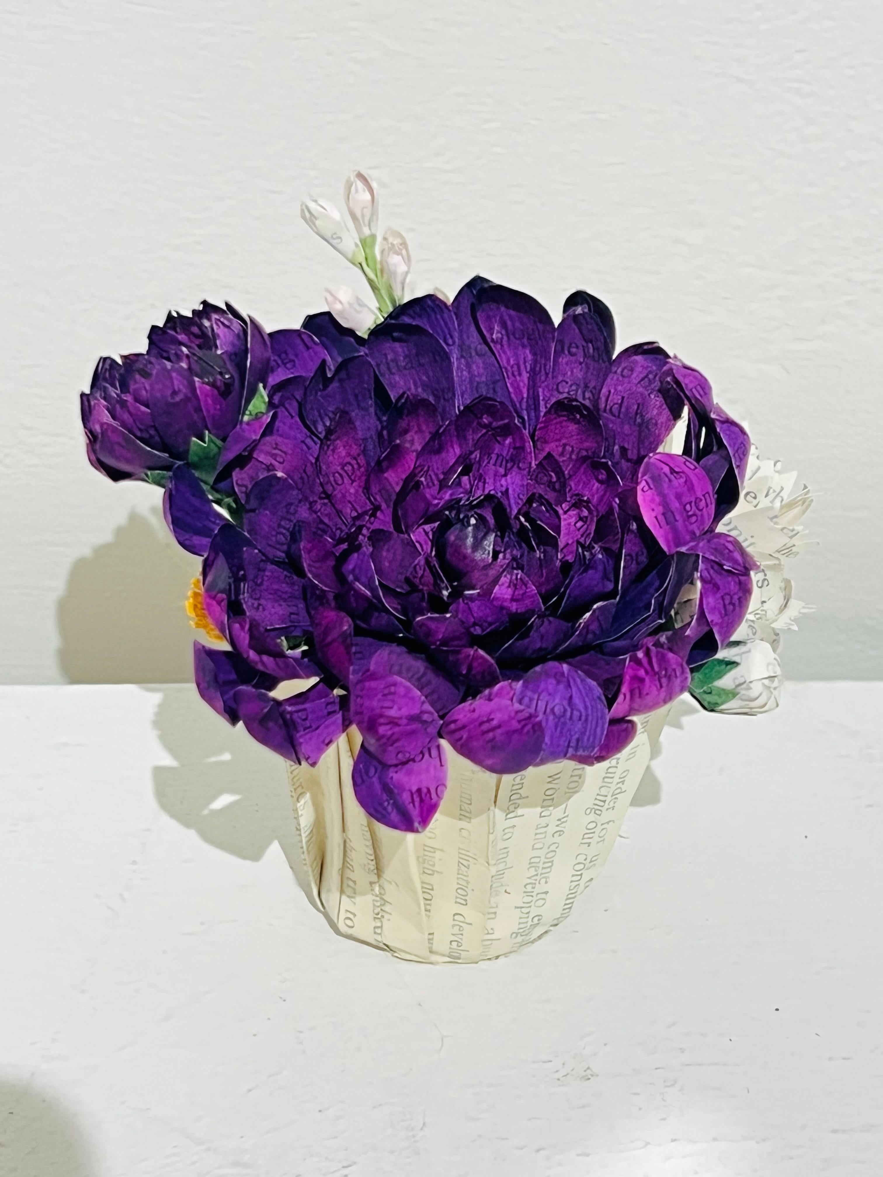 Cupcake 5 - Mixed Media Art by Lisa Meek