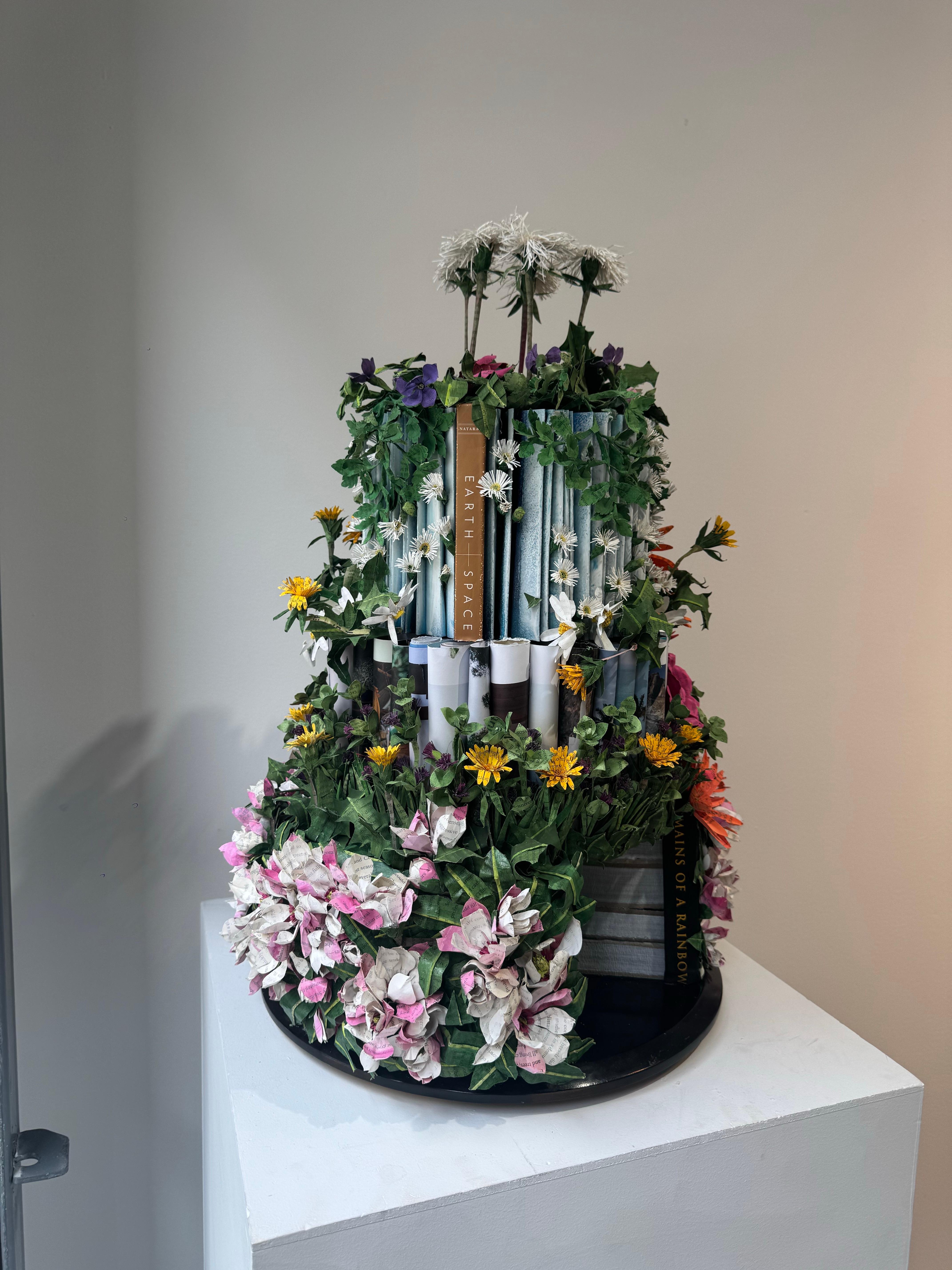 Happy Earth Day Cake - Sculpture by Lisa Meek