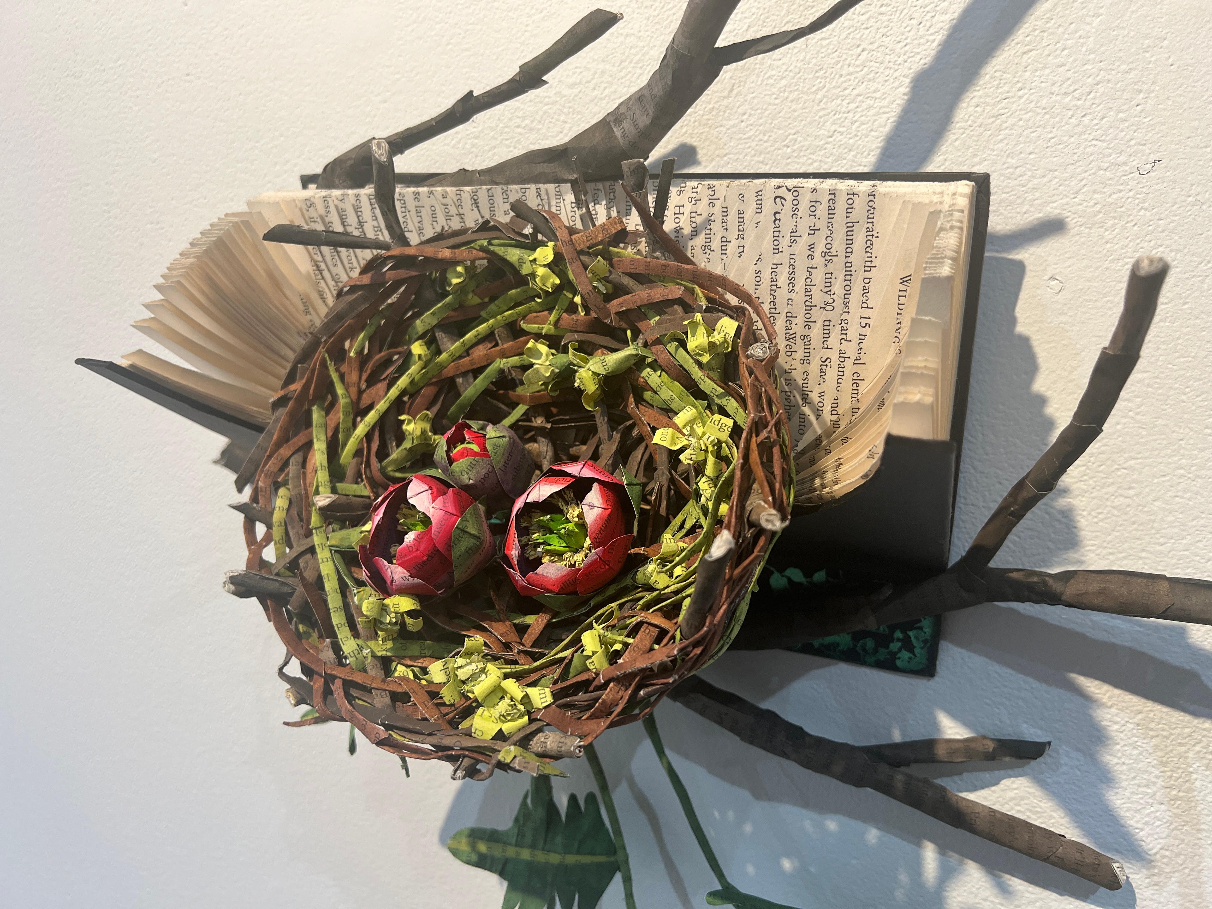 Nest - Contemporary Mixed Media Art by Lisa Meek