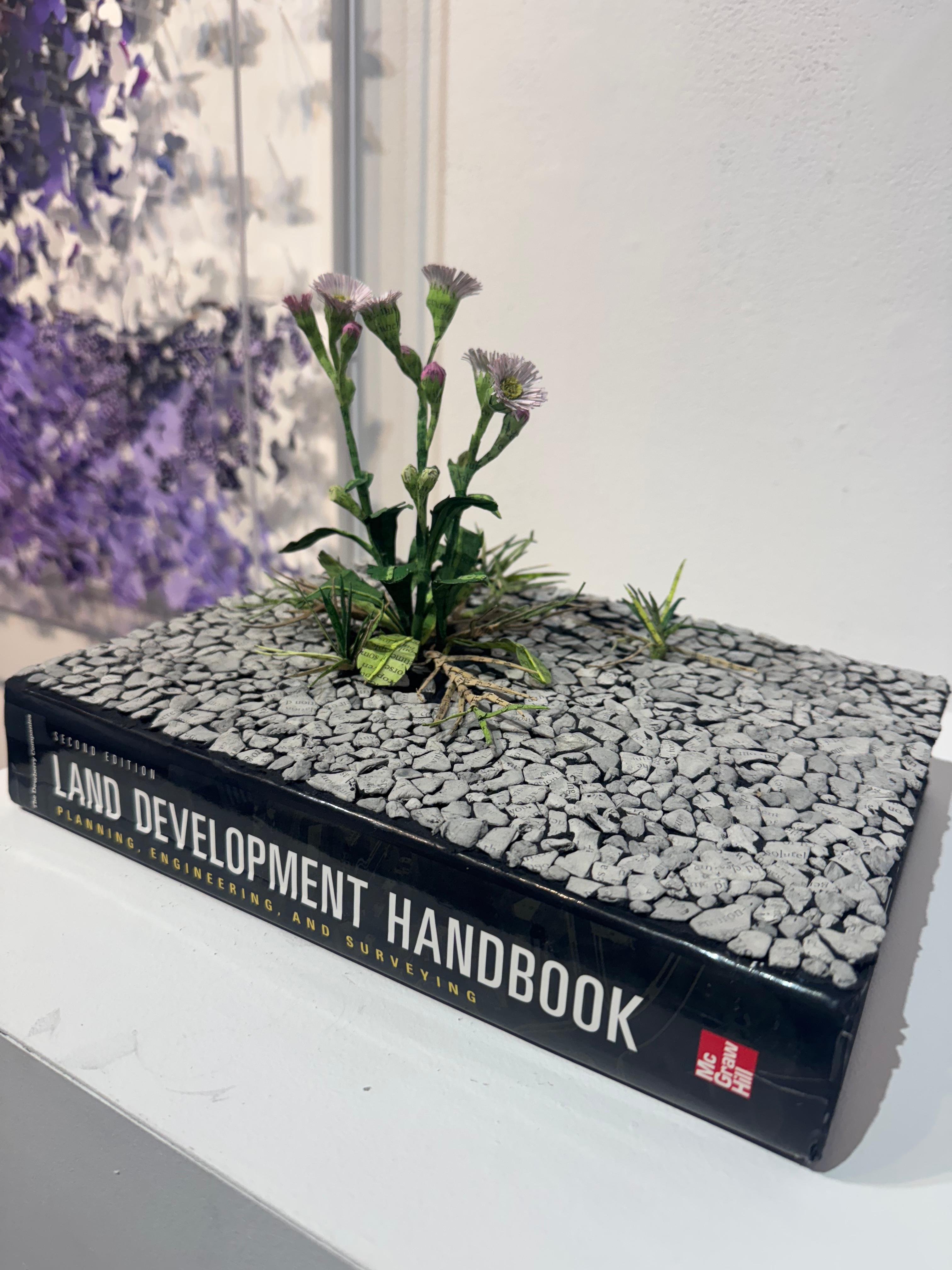 They Paved Paradise and put in a Parking lot. - Beige Abstract Sculpture by Lisa Meek