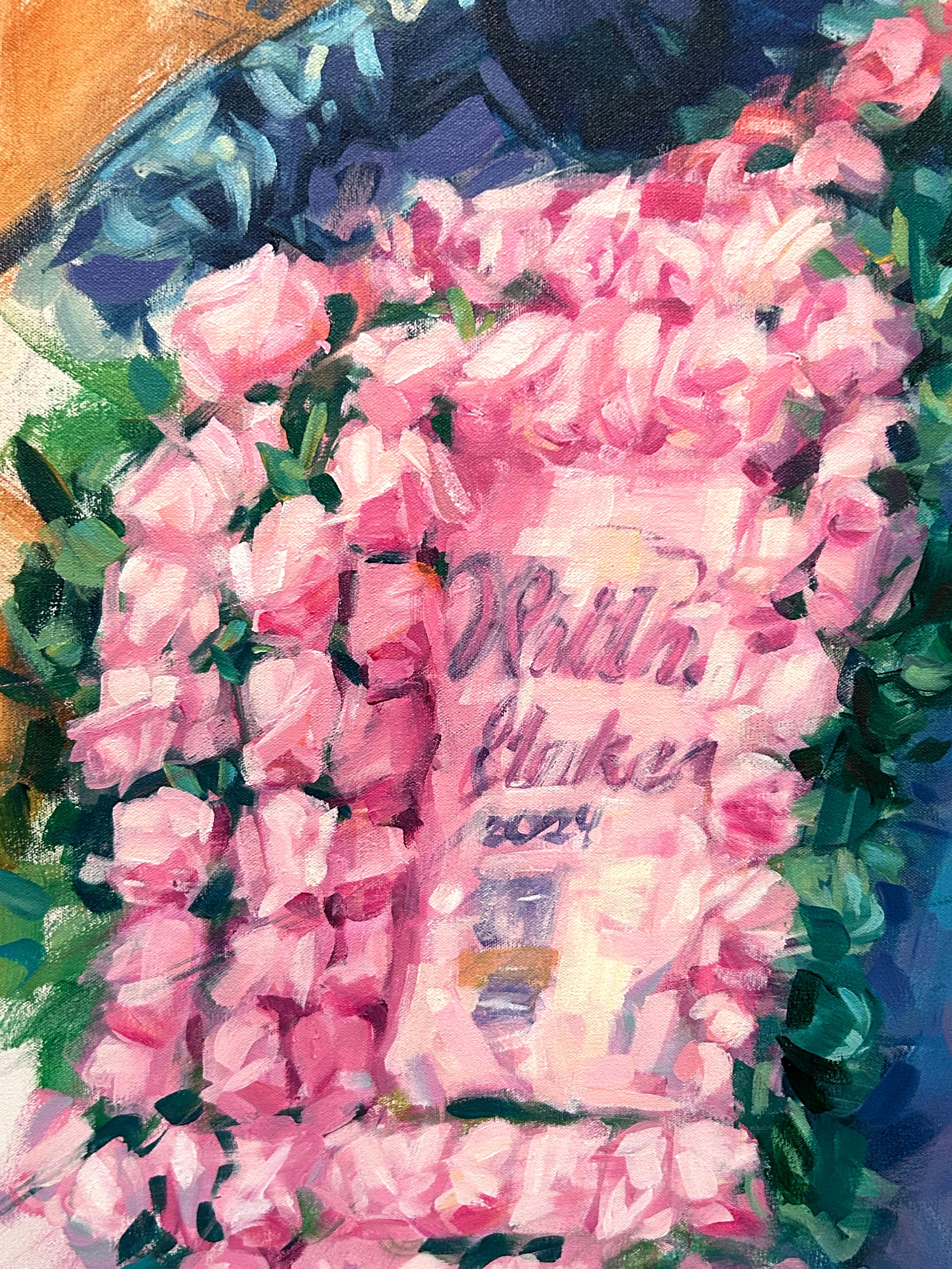Lisa Palombo, „Arthur's Ride“, 40x30 Whitney Vollblutpferdrennen-Gemälde im Angebot 6