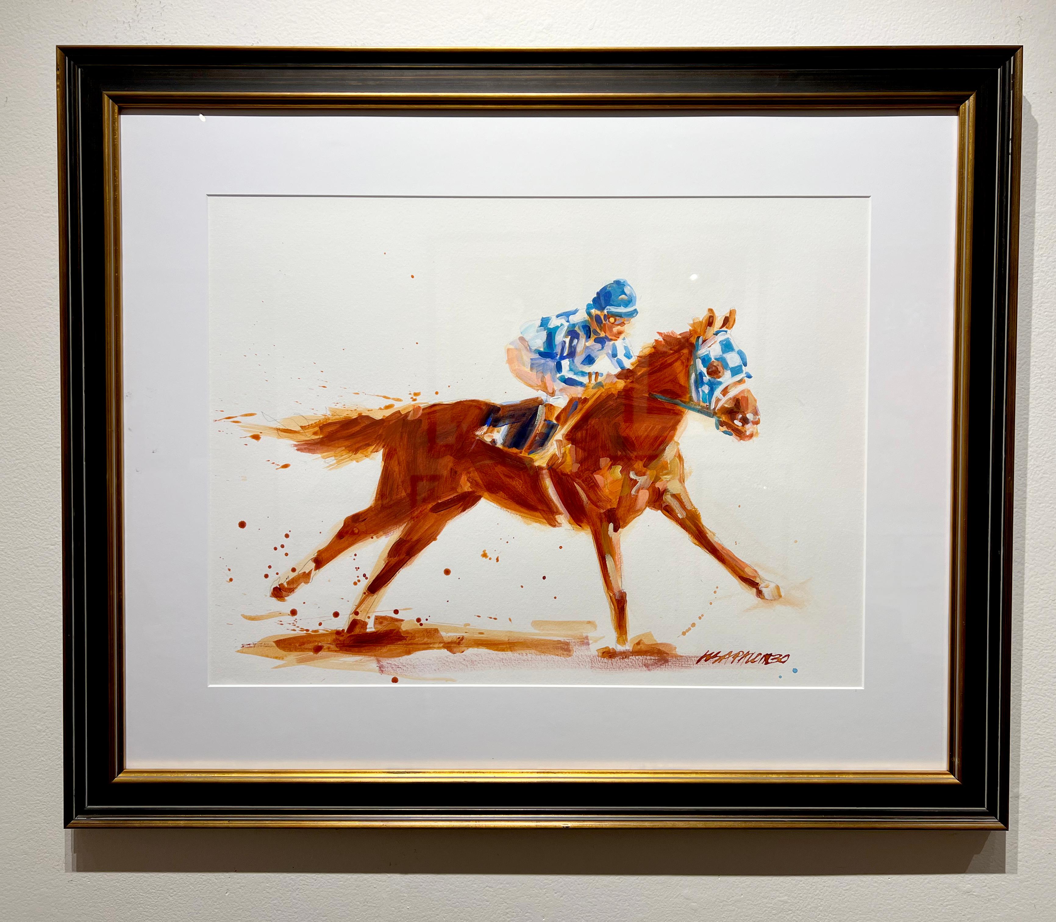 secretariat horse painting