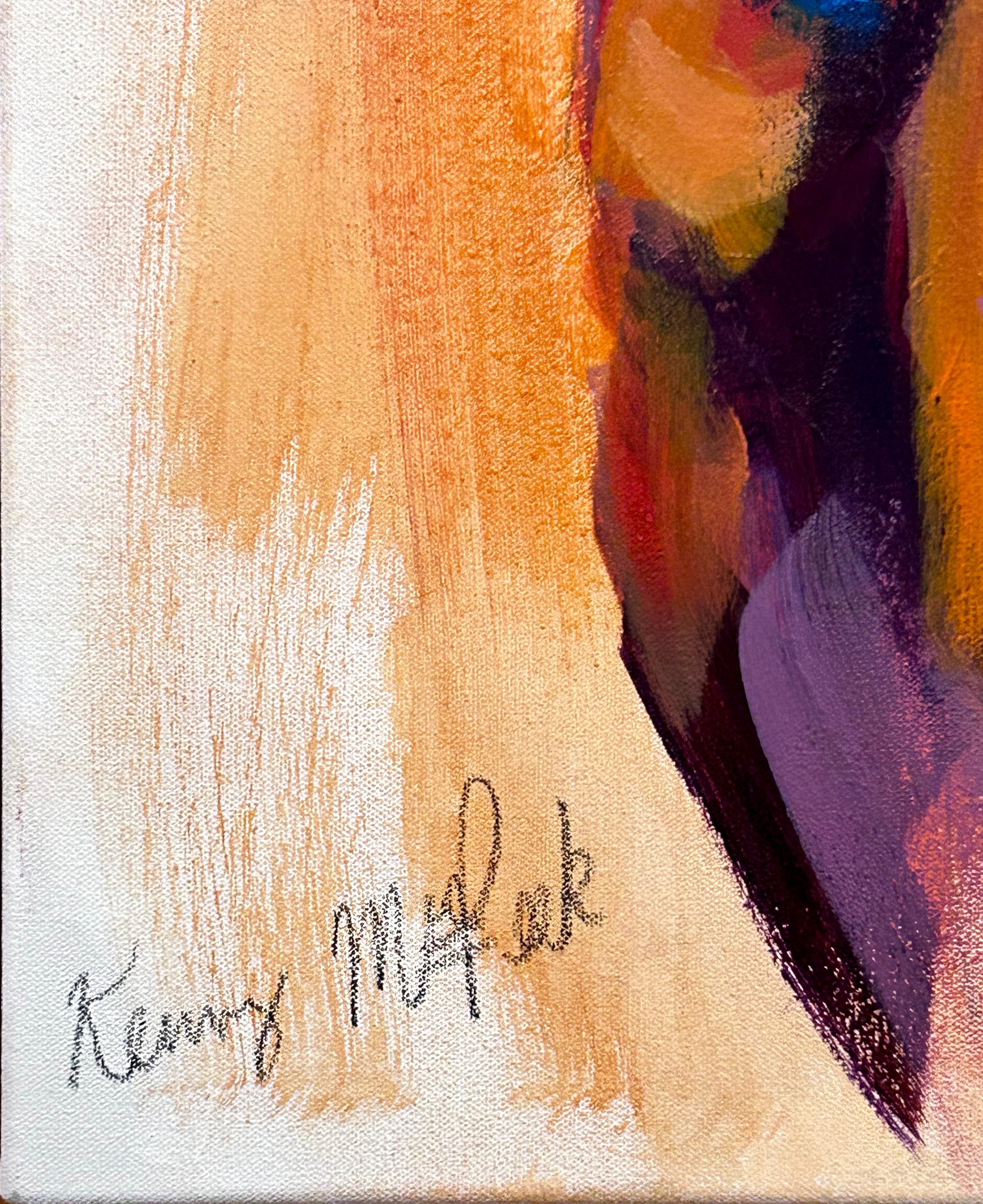 Lisa Palombo, „Thorpedo Anna“, 40x30“, Acrylgemälde signiert von Kenny McPeek im Angebot 7