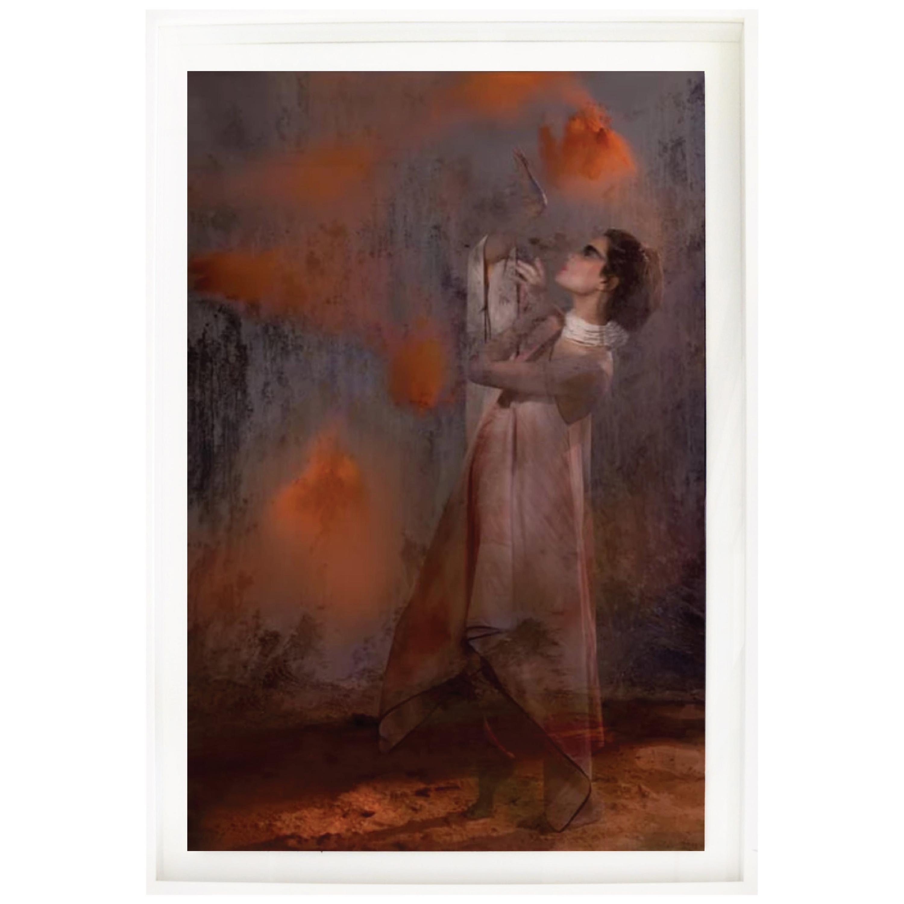 Lisa Palomino Still-Life Photograph - To Become Air,  Color abstract figurative color photograph