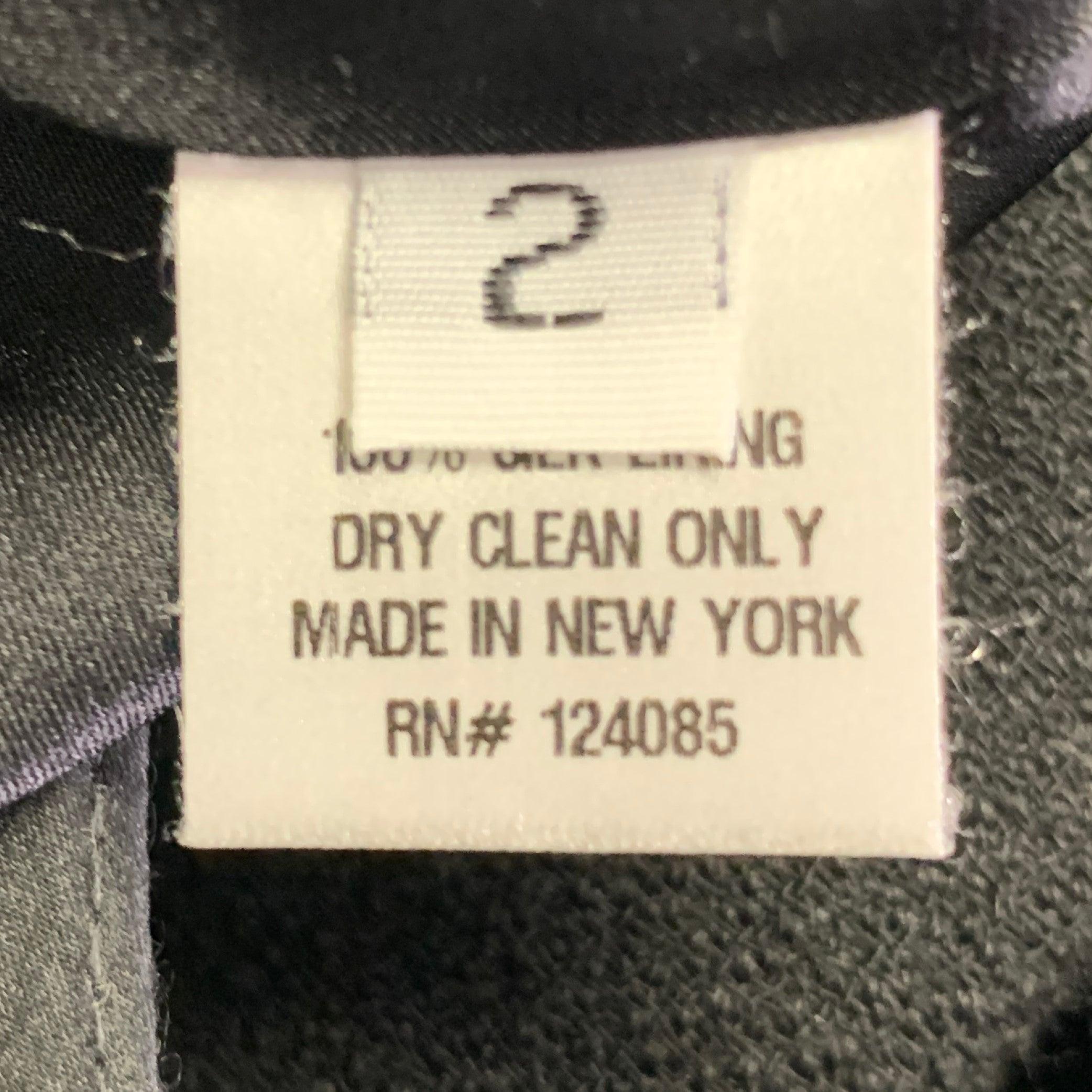 Robe à manches courtes LISA PERRY Taille 2 en laine noire crème cerclée Pour femmes en vente