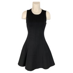 LISA PERRY x BARNEY'S NEW YORK Size 2 Black & White Polyamide Dress