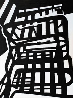 Large Chair 1, acrylic on paper by Lisa Petker-Mintz