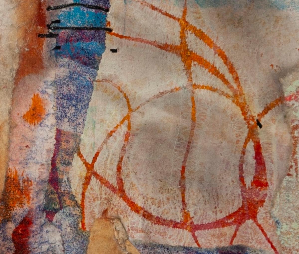 The Shape of Memory: Textured Abstract Mixed Media Organic Wall Art Sculpture For Sale 1