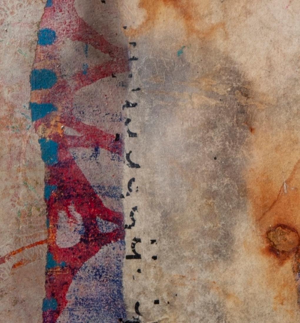 The Shape of Memory: Textured Abstract Mixed Media Organic Wall Art Sculpture For Sale 2