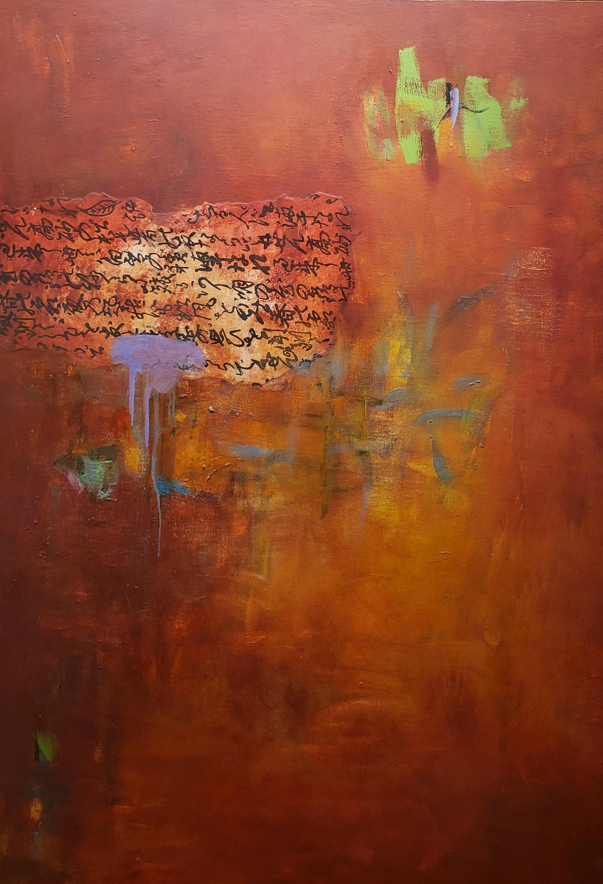 Art abstrait, art contemporain  Art contemporain couleurs - Painting de Lisa Pressman