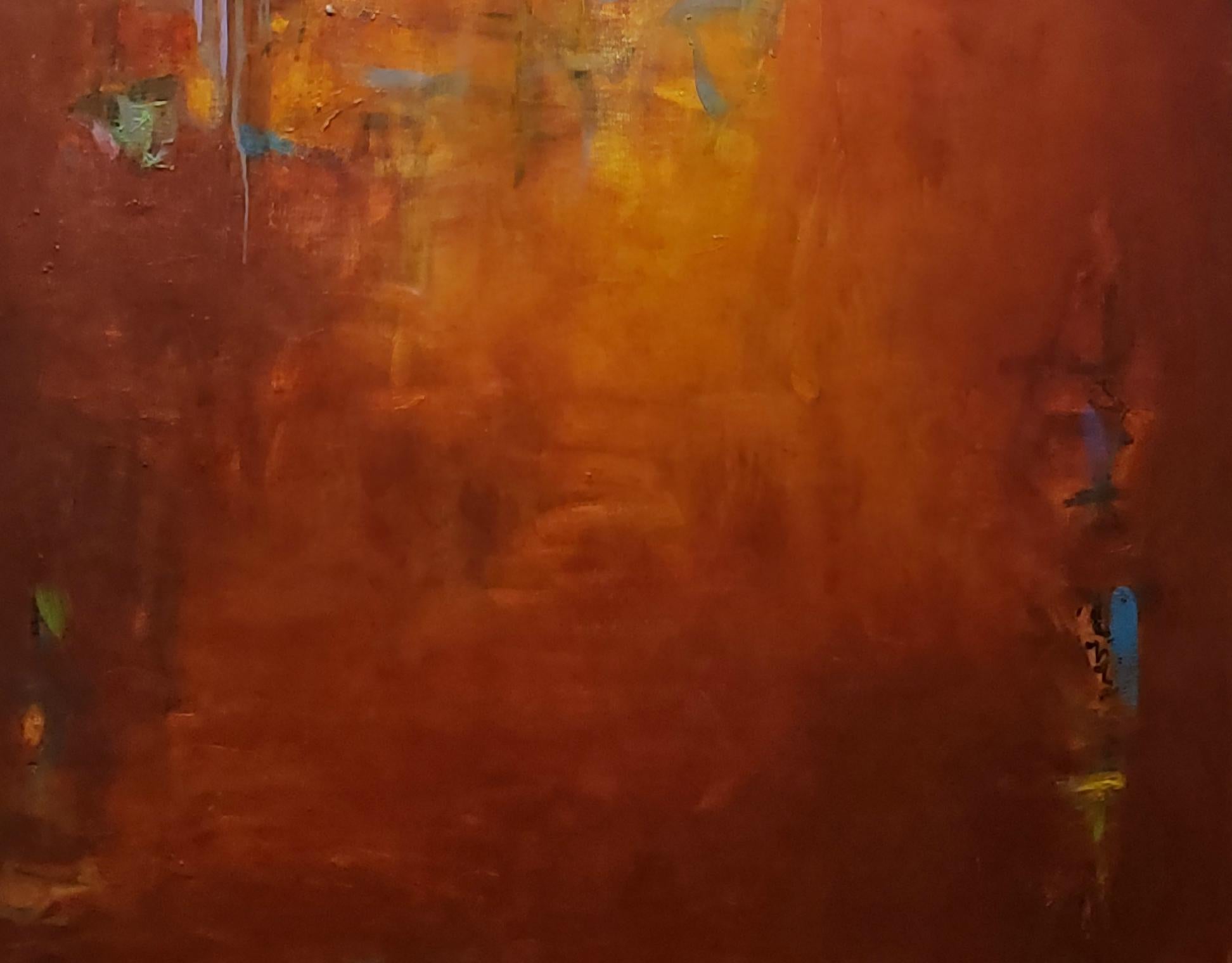 Art abstrait, art contemporain  Art contemporain couleurs - Abstrait Painting par Lisa Pressman