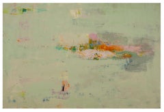 At the Edge 2, encaustic on panel