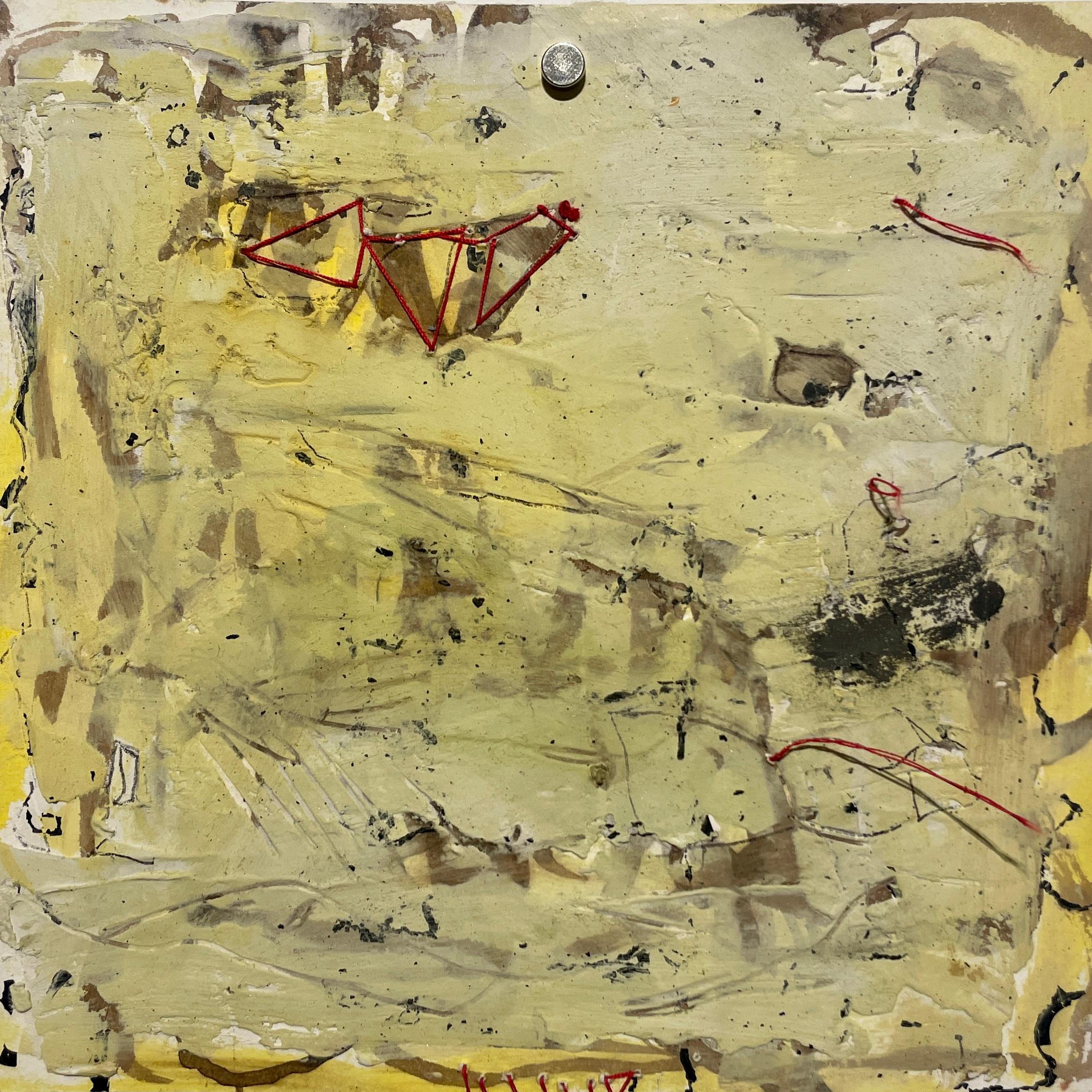 Lisa Pressman Abstract Painting - Explorations 6, abstract mixed media 
