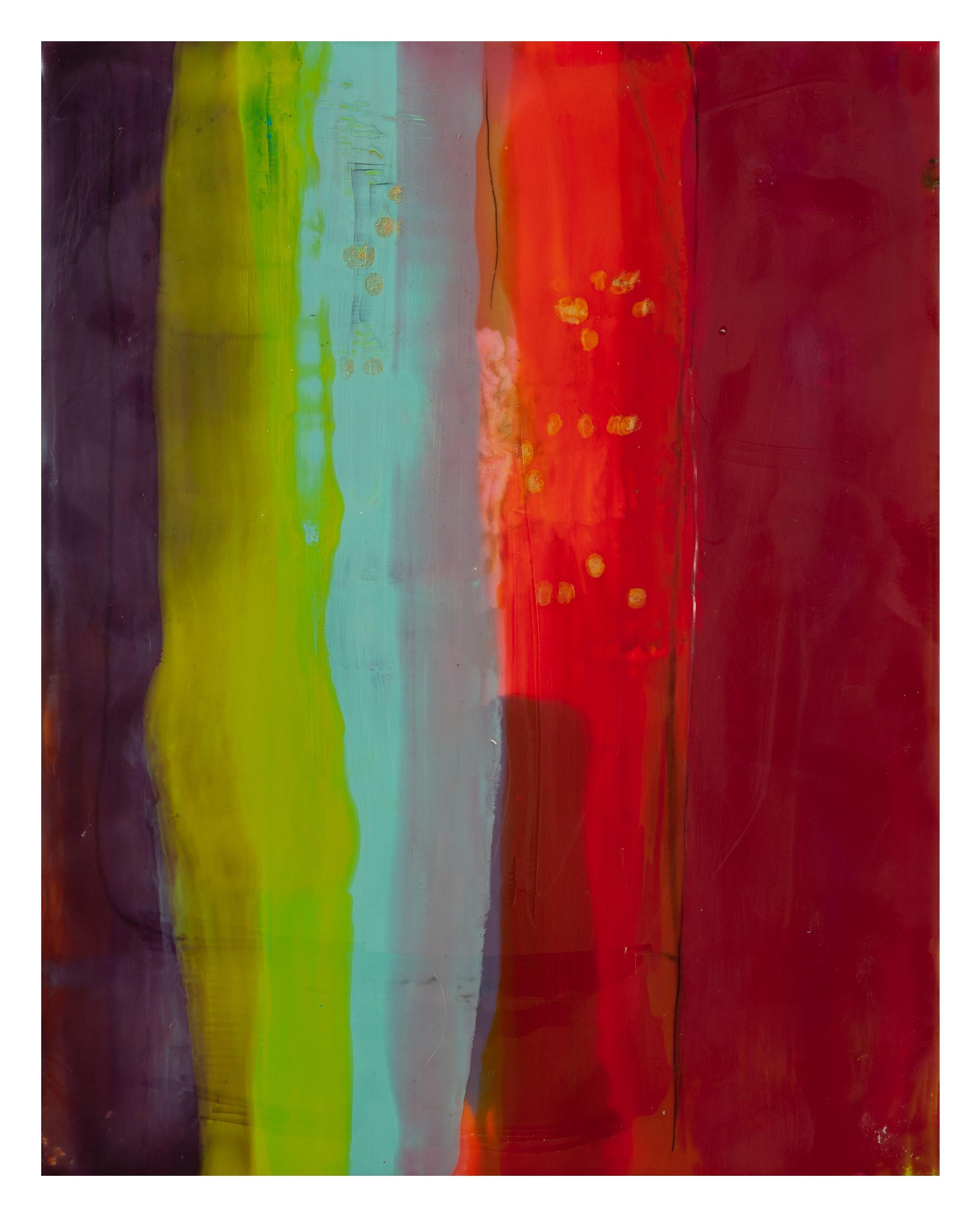 Lisa Pressman Abstract Painting - Meditations 3,  encaustic on panel