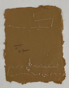 Messages #37, techniques mixtes sur papier fait main