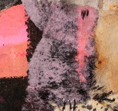 Return Message, 8 x 7 x 2 Inches, Abstract Mixed-Media Sculpture Wall Mounted