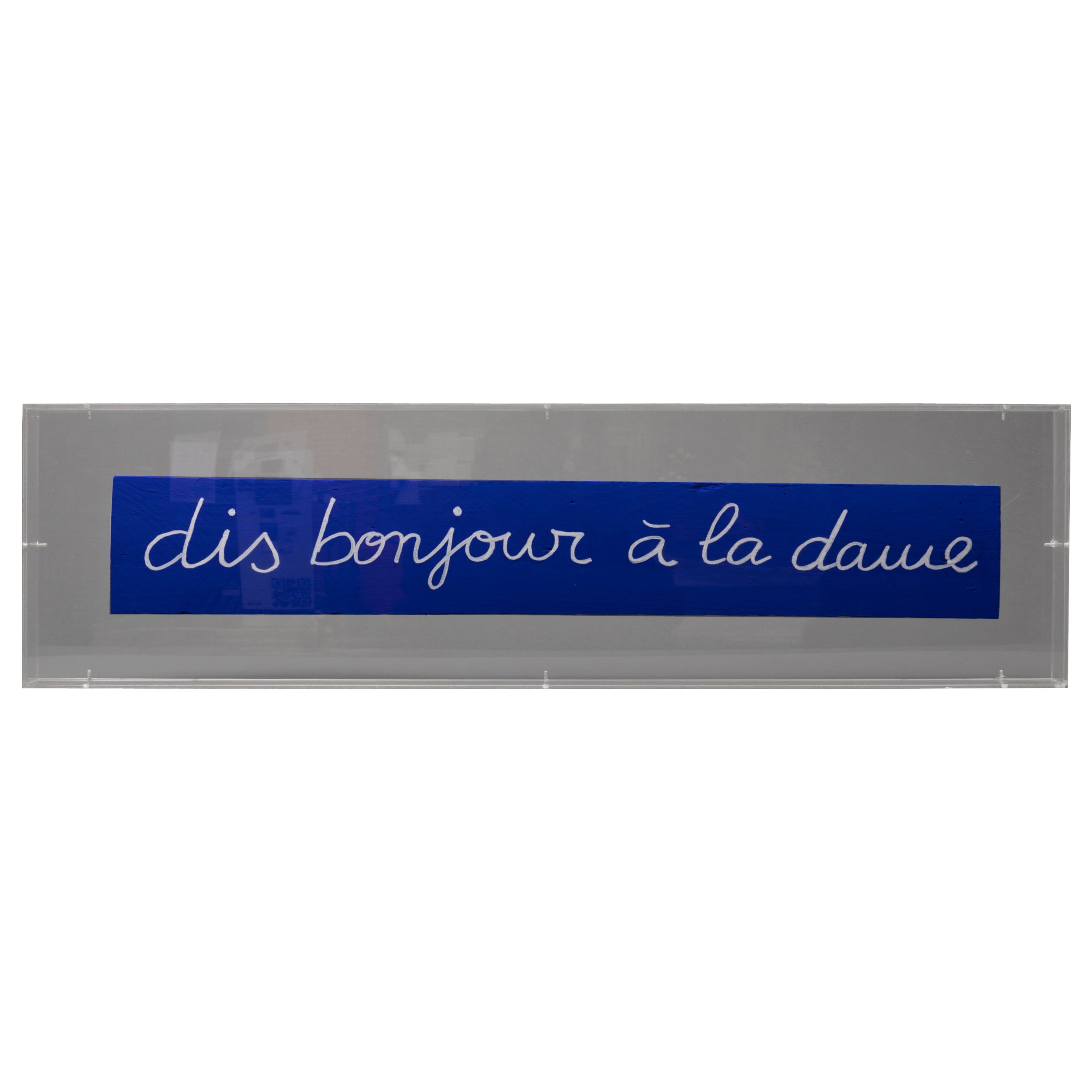 Lisa Rosnay, "Dis bonjour à la dame", Pièce Unique, 2013