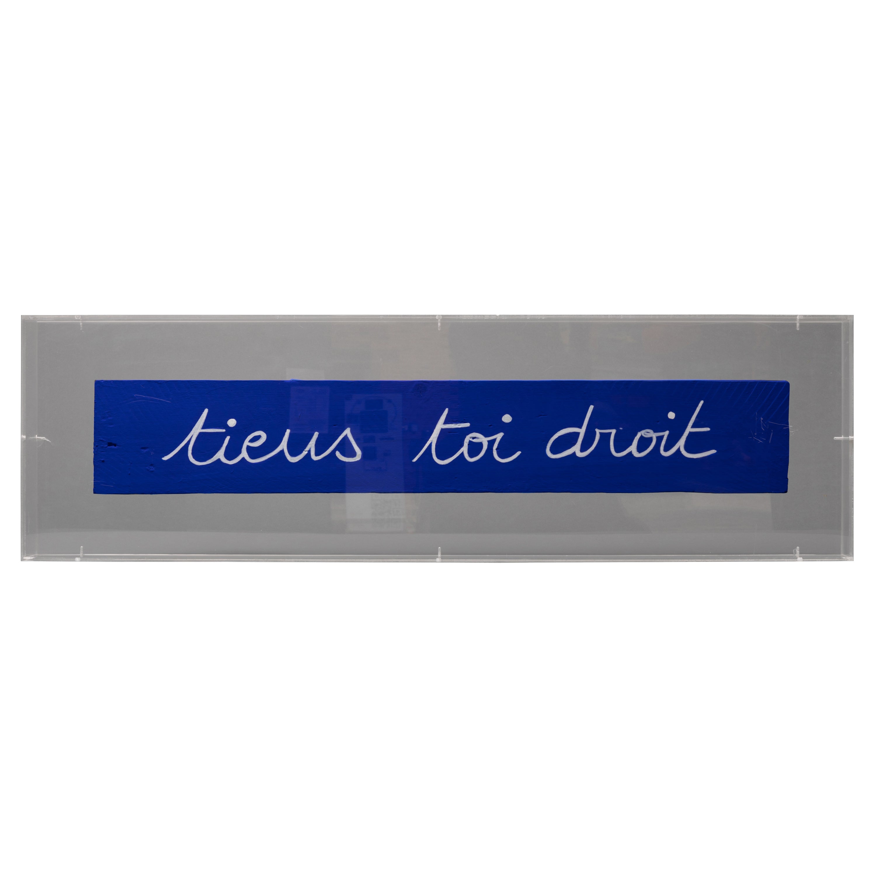 Lisa Rosnay, "tiens toi droit", Pièce Unique, 2013