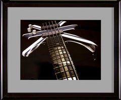 "Rick Savage Def Leppard" guitar photo by Lisa S. Johnson from Hard Rock Hotel