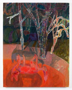 Ghost Fox II, 2020 - Lisa Sanditz (Landscape Painting)