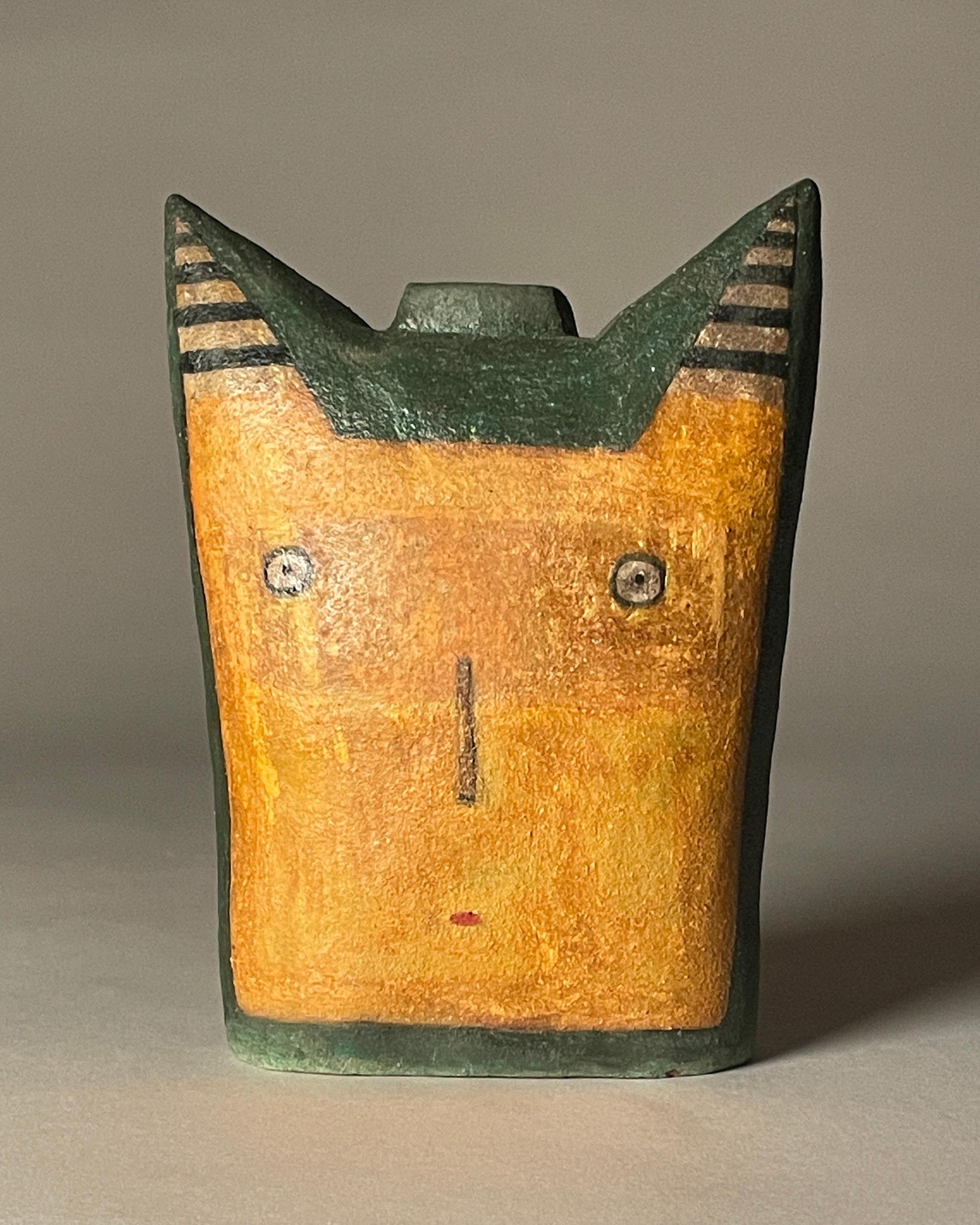 Face Jar - Sculpture by Lisa Smith