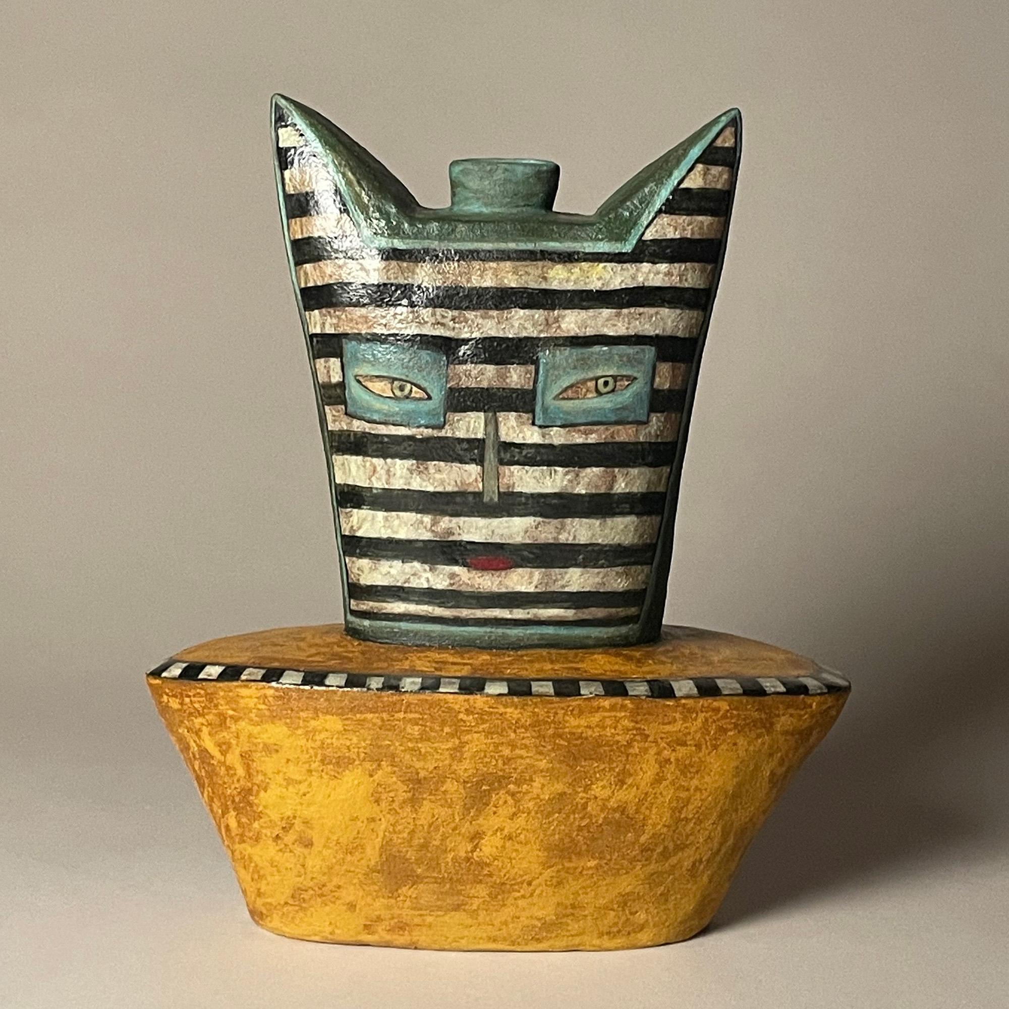 Vasija de cara - Sculpture de Lisa Smith