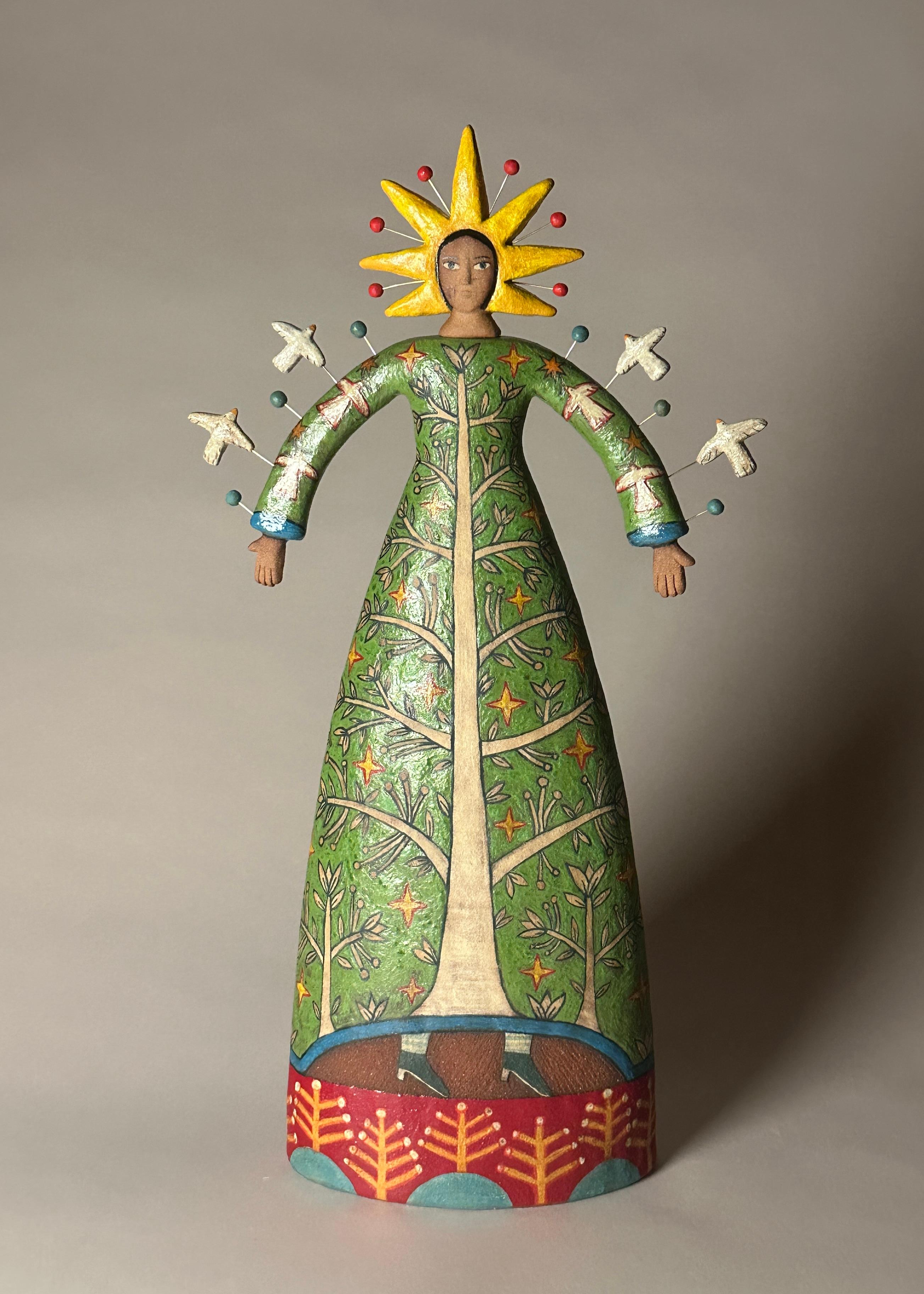 Figurative Sculpture Lisa Smith - Esprit de la forêt