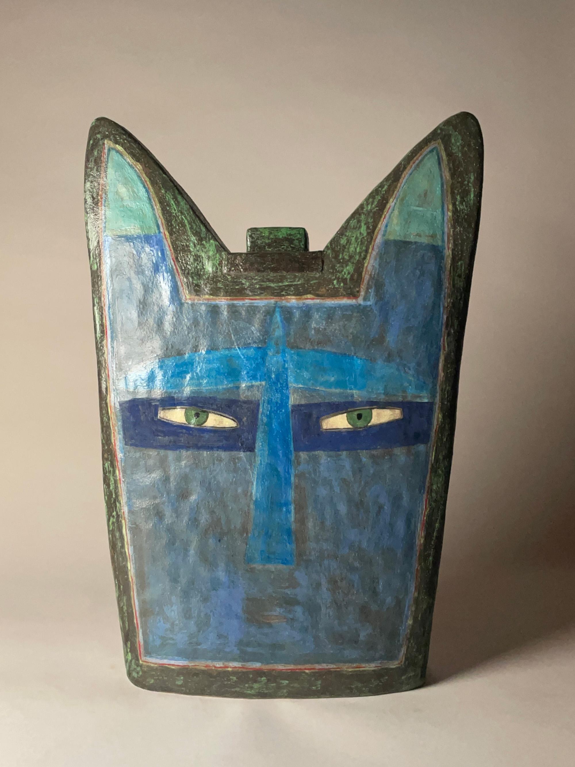 Tarro Cara Grande - Sculpture de Lisa Smith