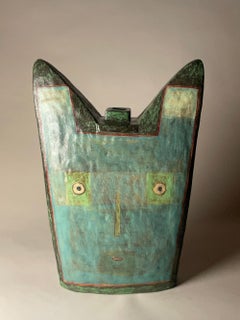 Grand pot à visage
