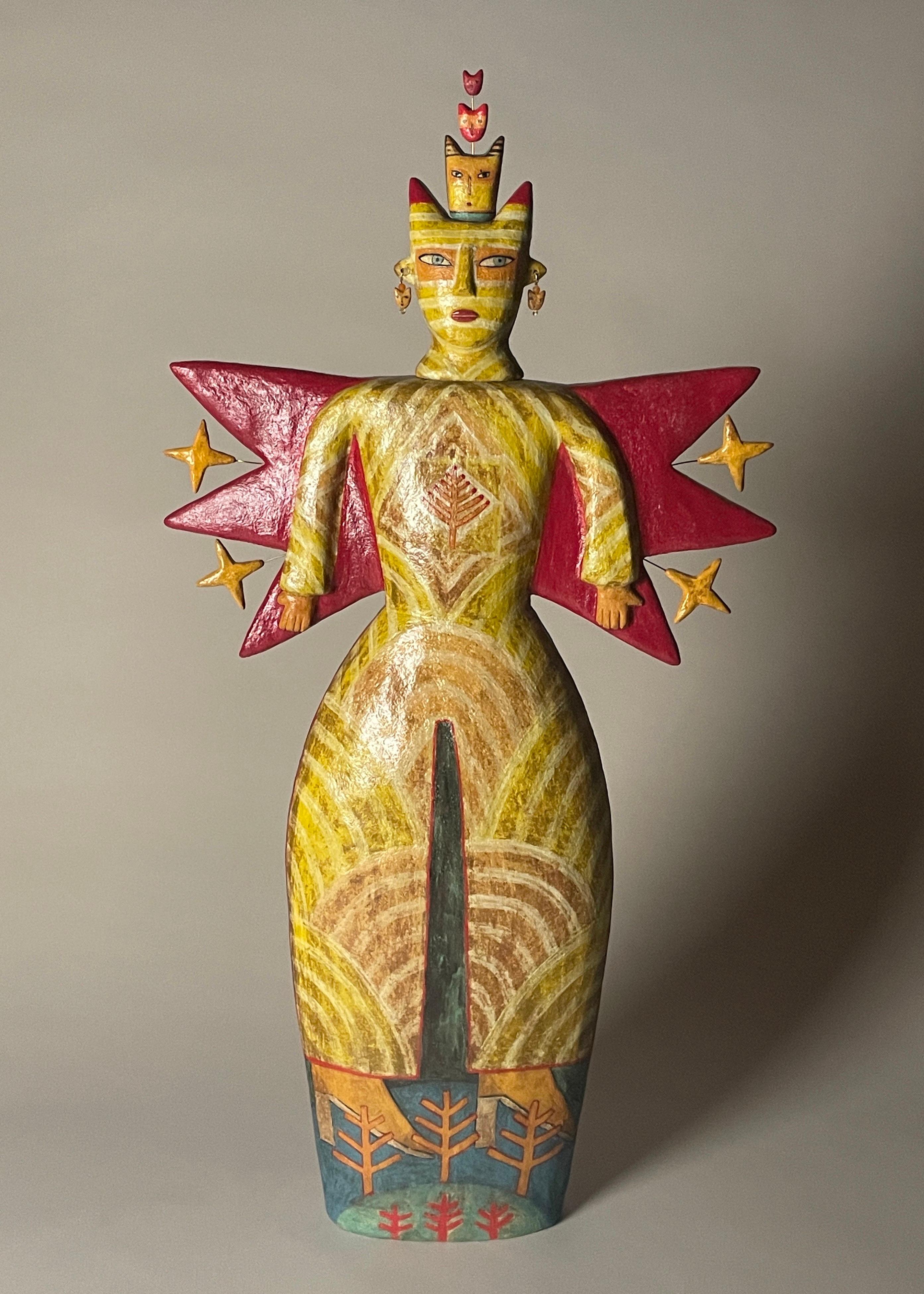 Protector Spirit - Sculpture by Lisa Smith