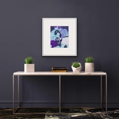 In the Ring (Violet), Lisa Takahashi, limited edition print, linocut print