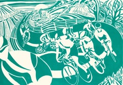 Lisa Takahashi, Brisa, Edición Limitada de Impresiones Ciclistas, Arte de la Exposición de Verano de la RA
