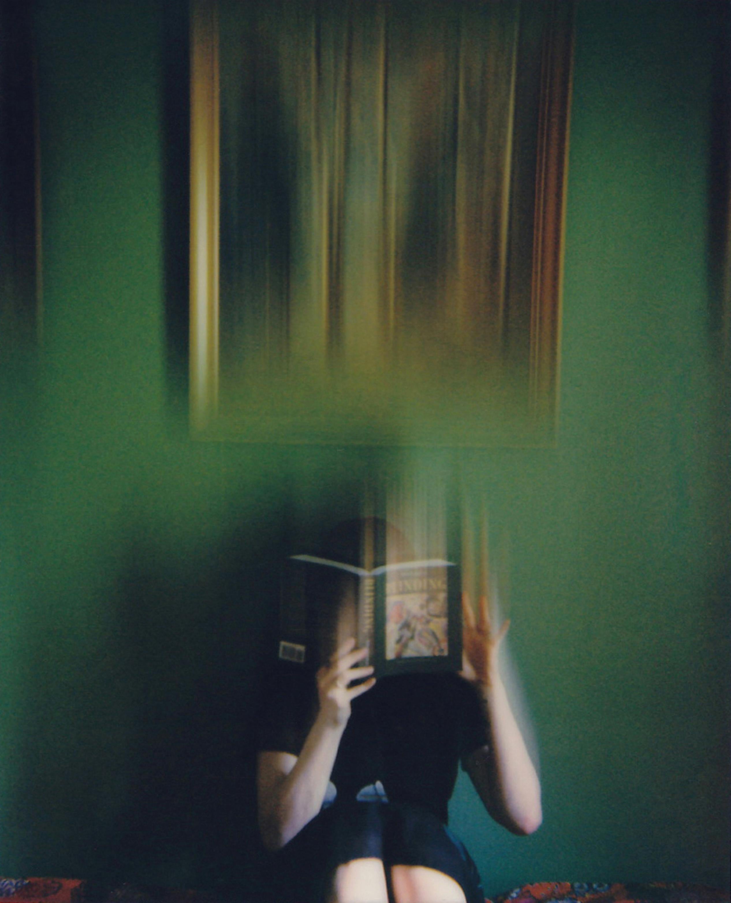 Lisa Toboz Figurative Photograph - Blinding - Contemporary, Figurative, Woman, Polaroid, Photograph, 21st Century