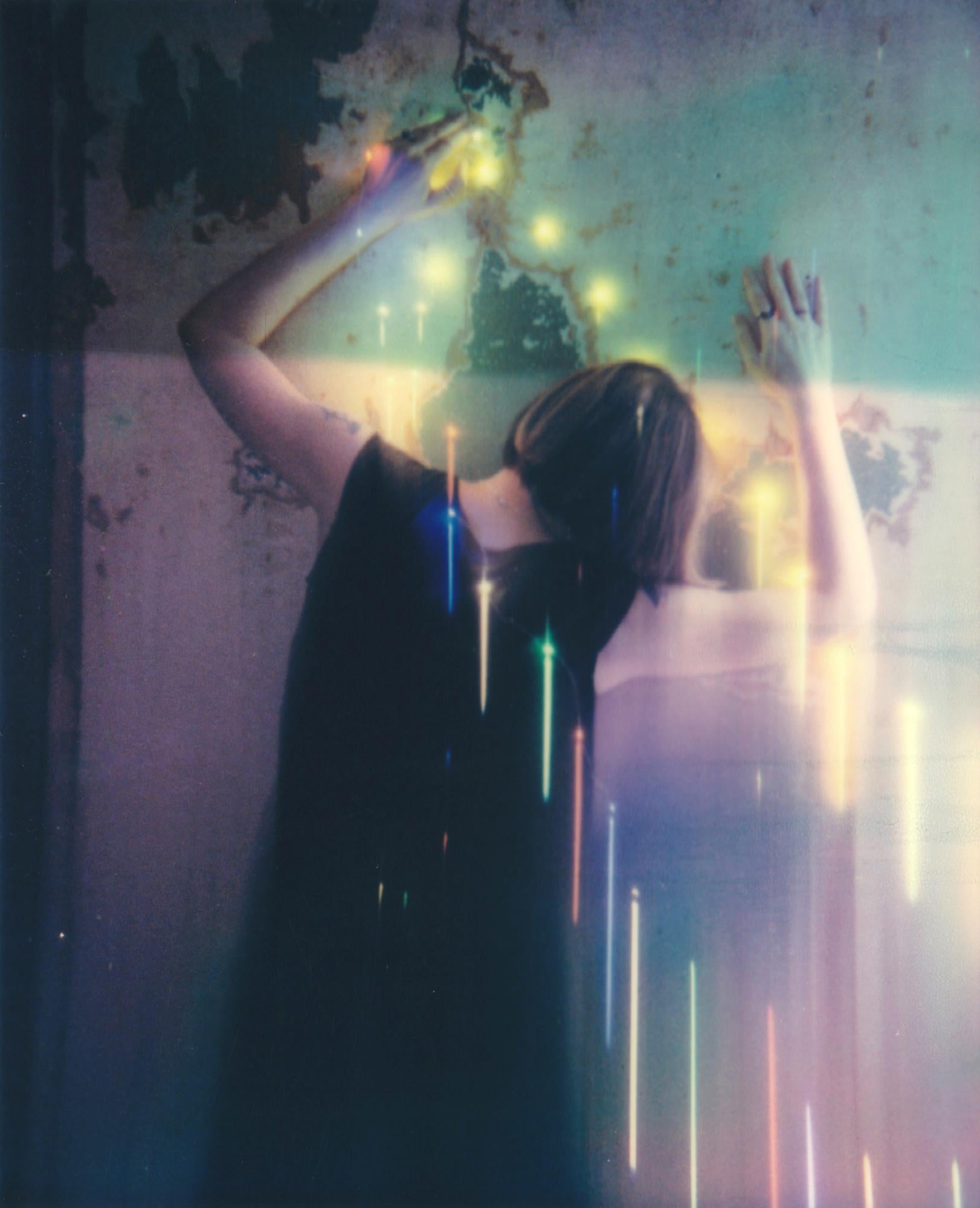 Lisa Toboz Still-Life Photograph - Falling Stars - Contemporary, Figurative, Woman, Polaroid, 21st Centur