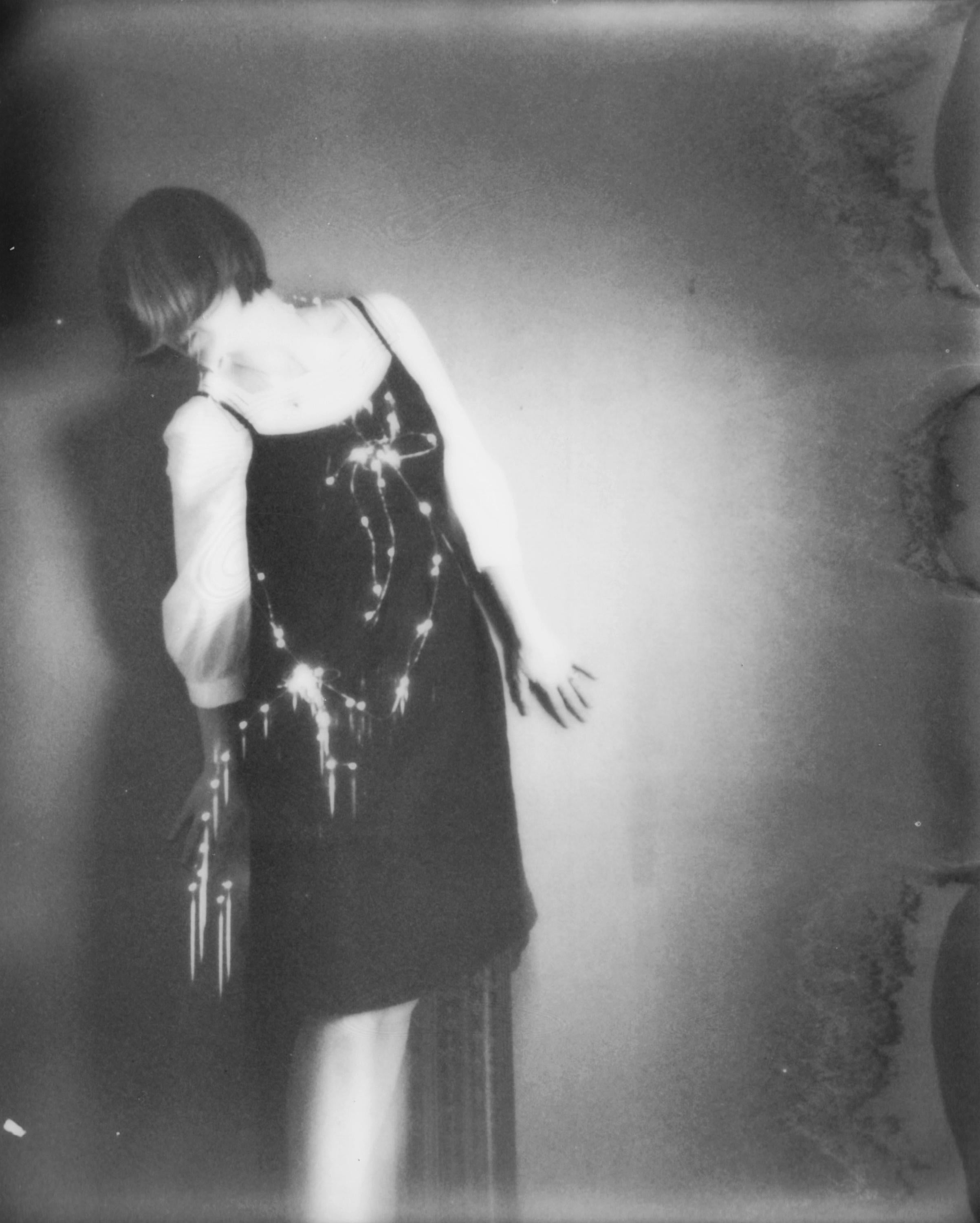 Lisa Toboz Figurative Photograph - Falling Stars - Contemporary, Figurative, Woman, Polaroid, 21st Centur
