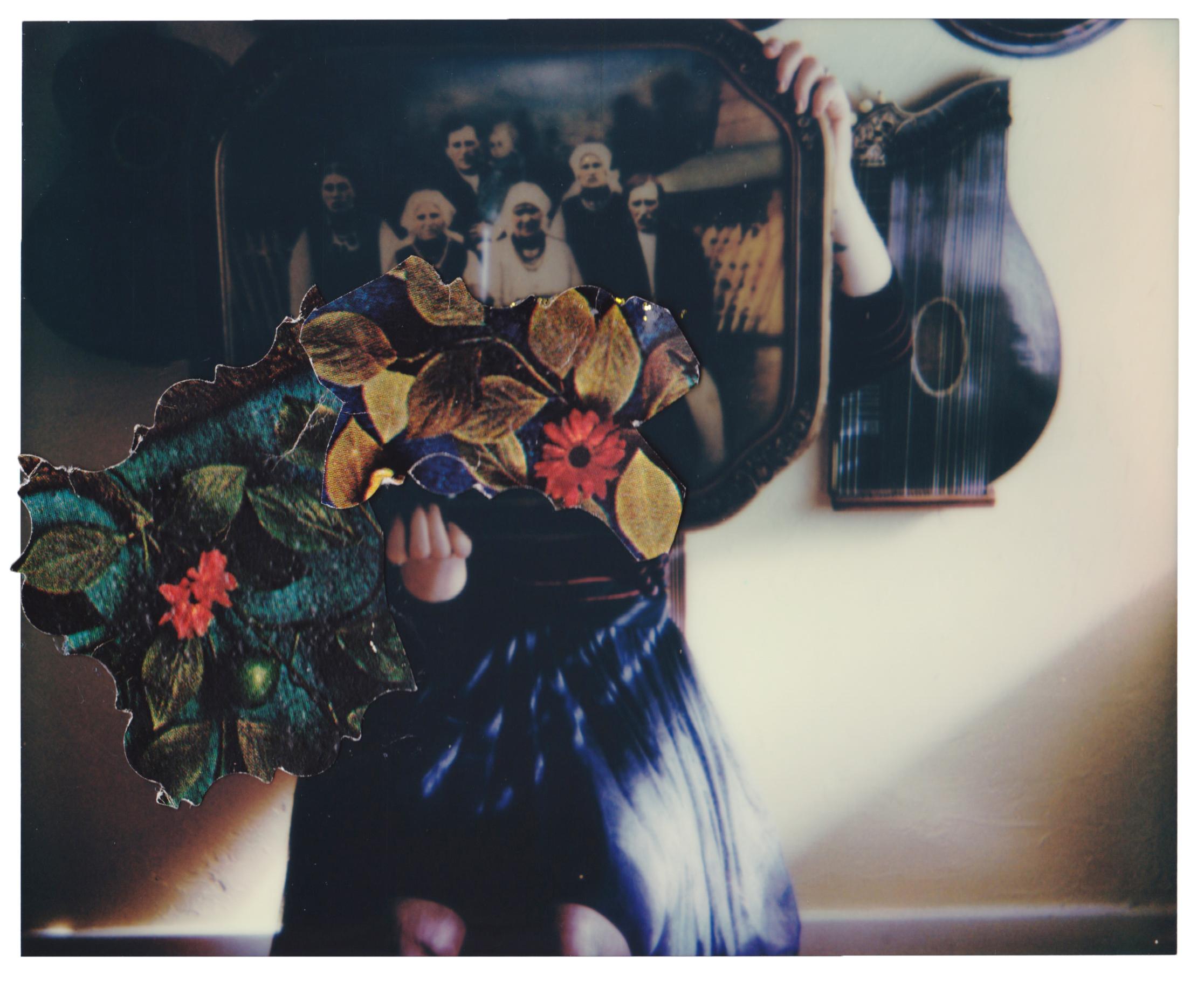 Lisa Toboz Portrait Photograph - Family Tree - Contemporary, Woman, Polaroid, Interior, 21st Century