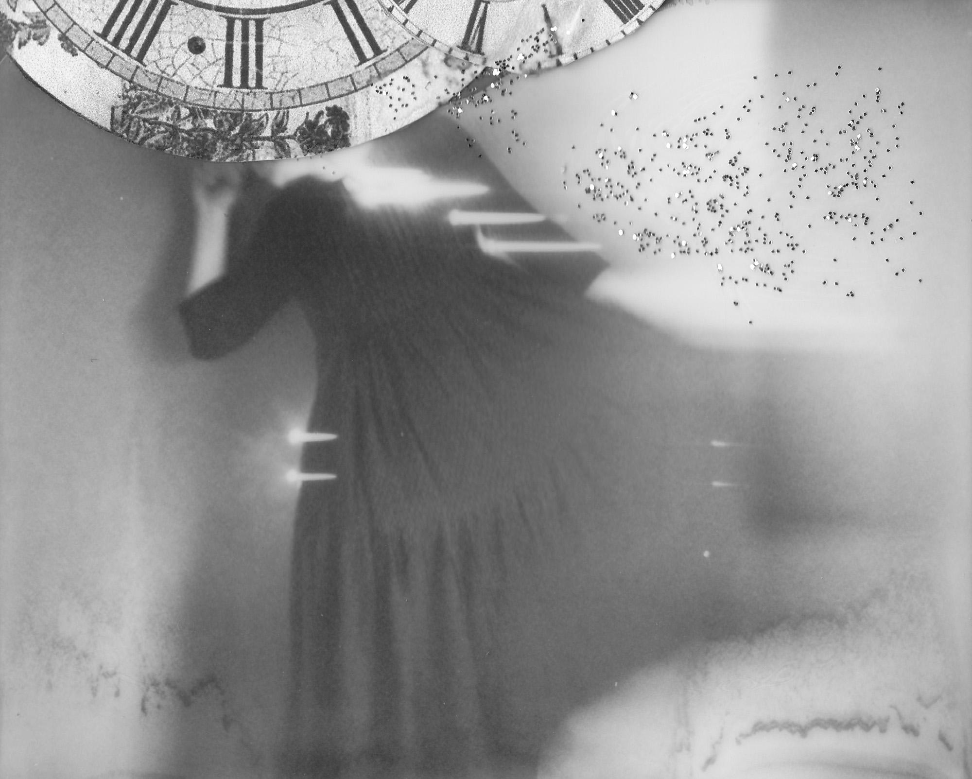 Lisa Toboz Figurative Photograph - Ghost Story - Contemporary, Figurative, Woman, Polaroid, 21st Centur