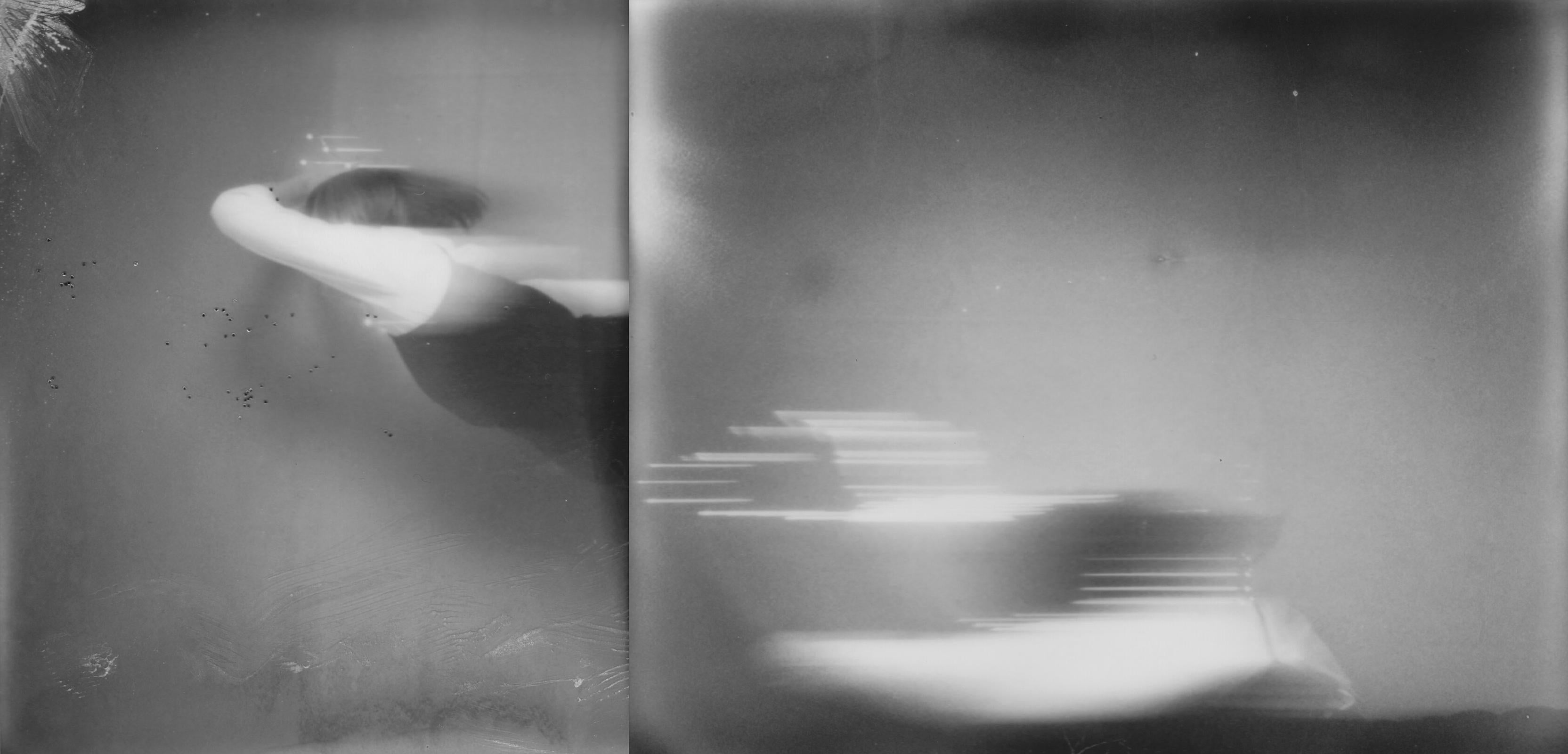 Lisa Toboz Figurative Photograph - Ghost Story - Contemporary, Figurative, Woman, Polaroid, Photograph, 21st Centur