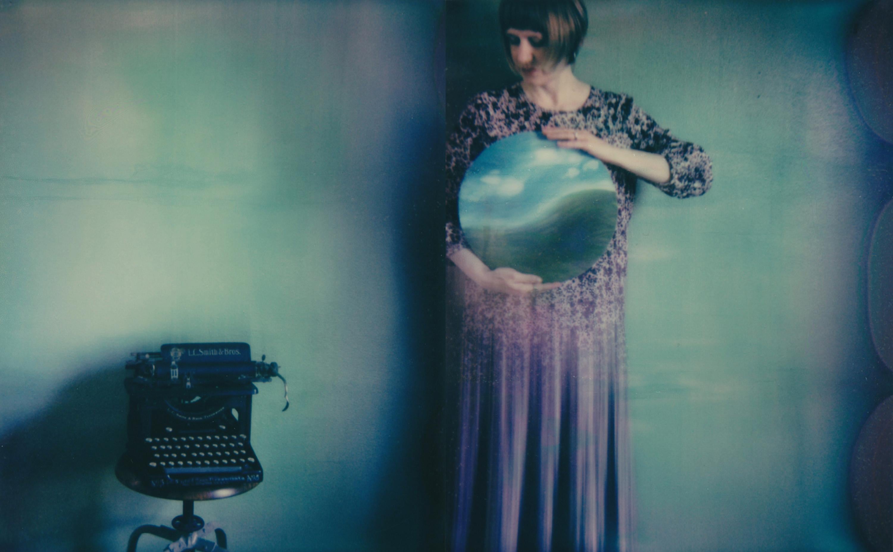 Lisa Toboz Color Photograph - Ghost Story - Contemporary, Woman, Polaroid, Interior