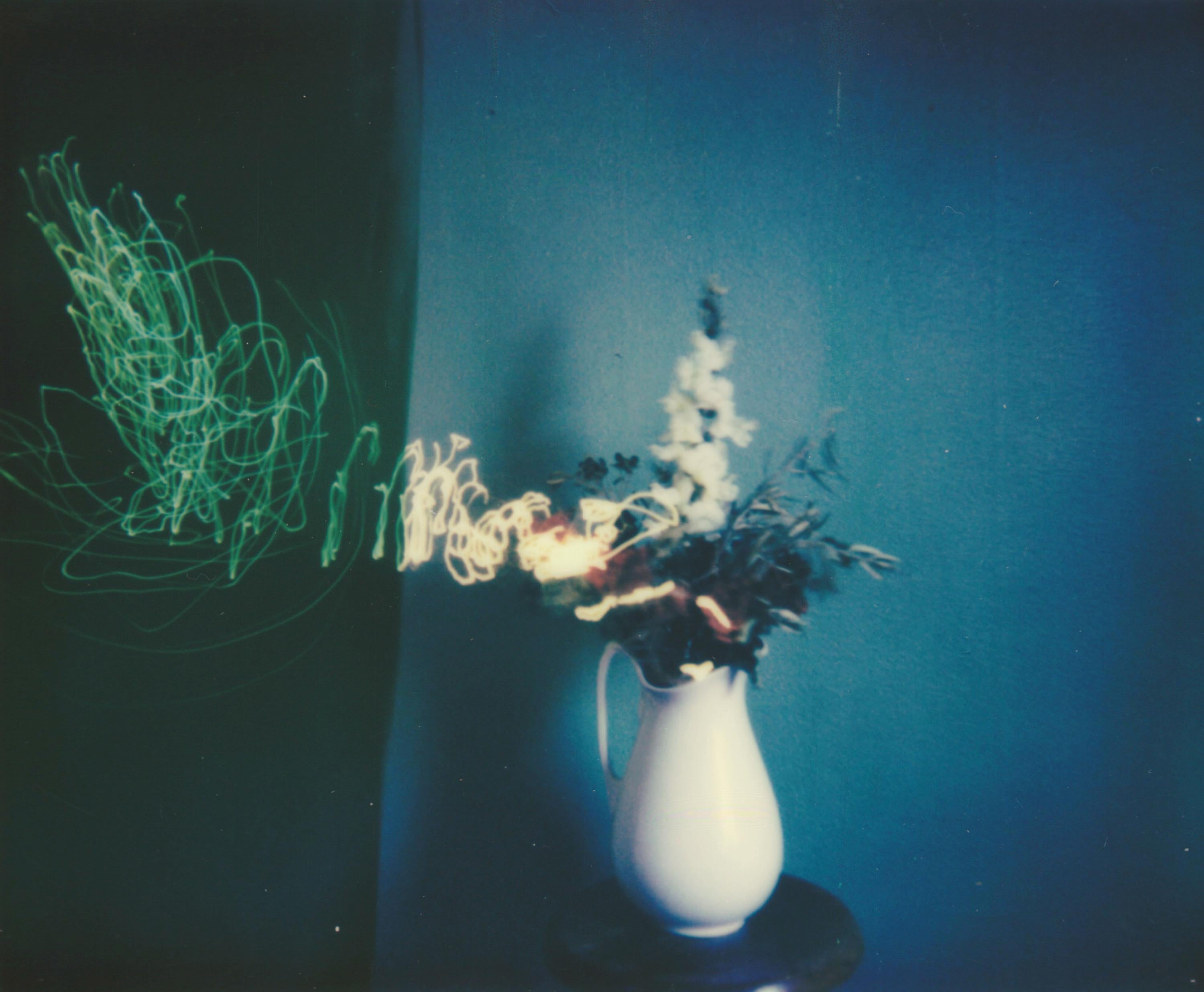 Lisa Toboz Still-Life Photograph - Ghost Story - Contemporary, Woman, Polaroid, Interior