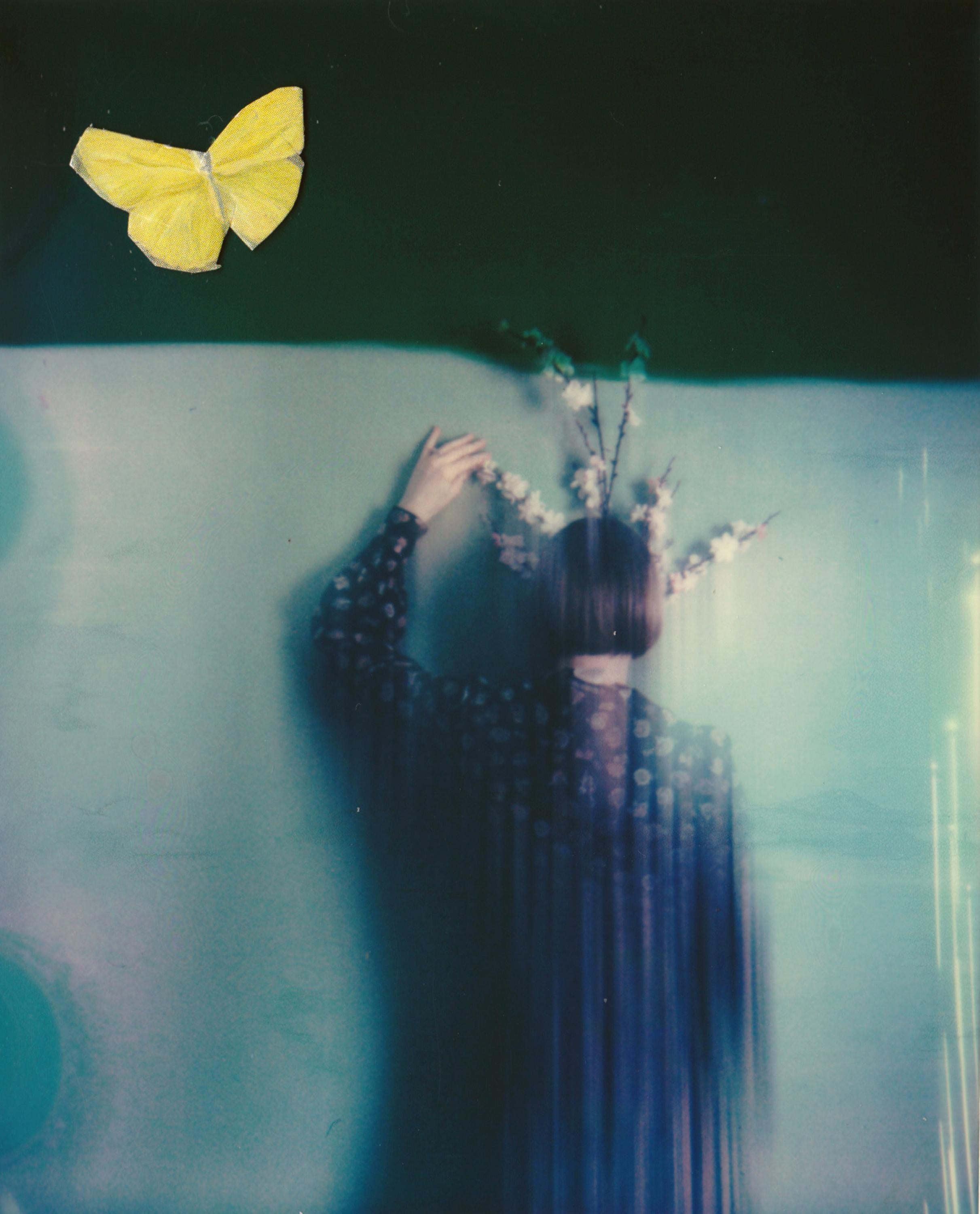 Lisa Toboz Color Photograph - In Bloom - Contemporary, Figurative, Woman, Polaroid, Photograph, 21st Centur