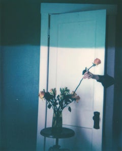 In Bloom - Contemporary, Woman, Polaroid, Painting