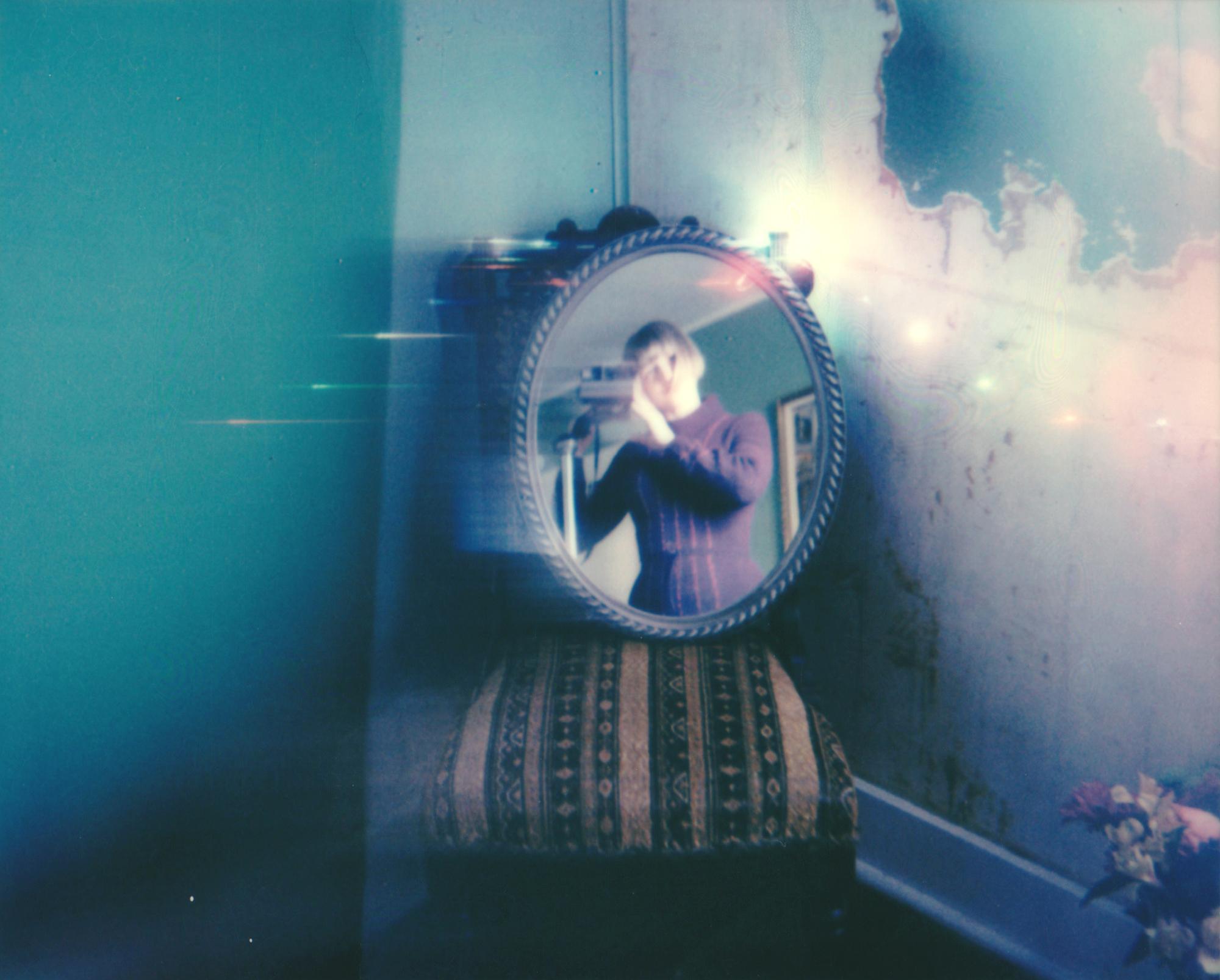 Lisa Toboz Color Photograph - Portal - Contemporary, Woman, Polaroid