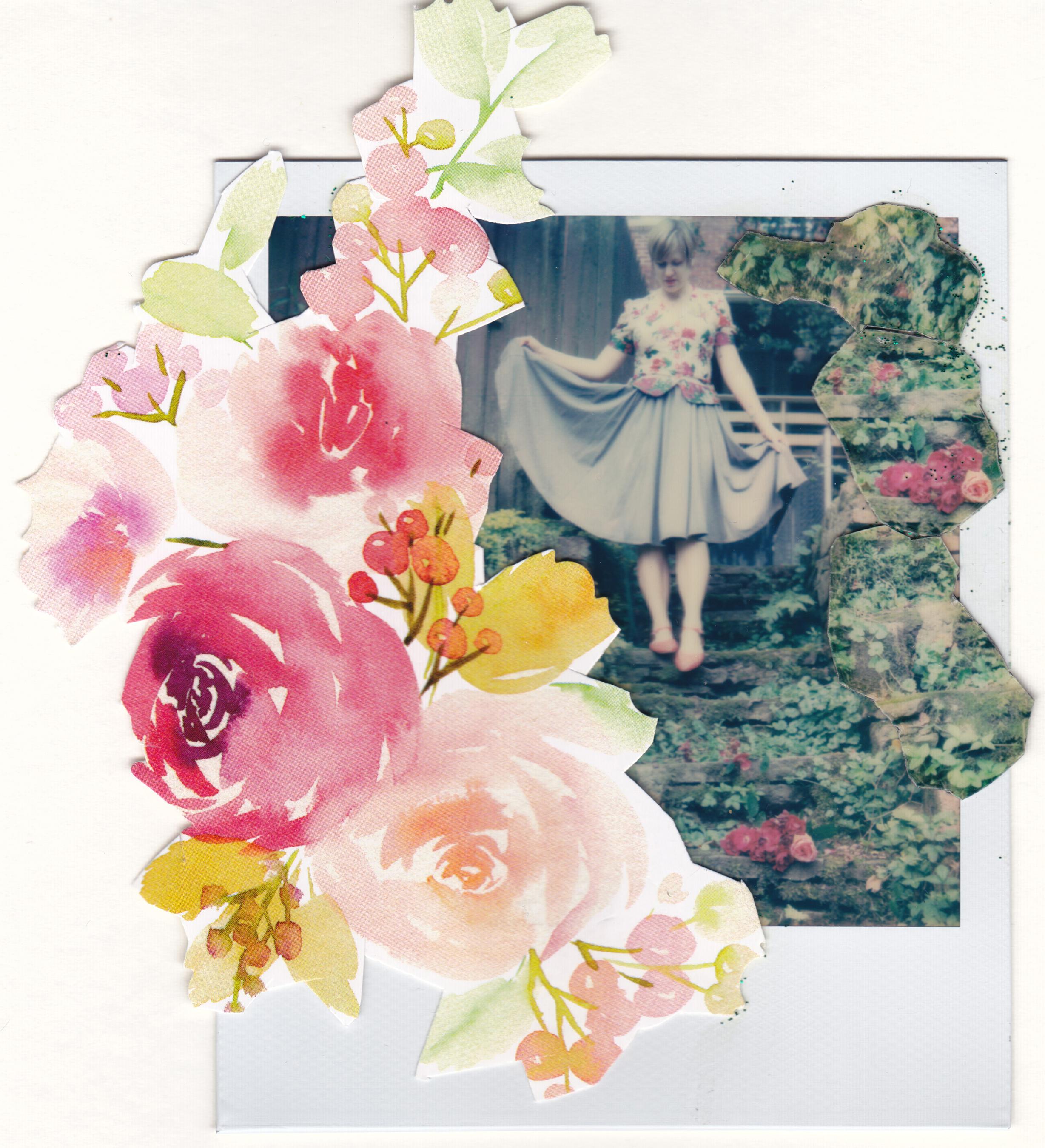 Lisa Toboz Color Photograph - Secret Garden  - Contemporary, Polaroid, Color, 21st Century