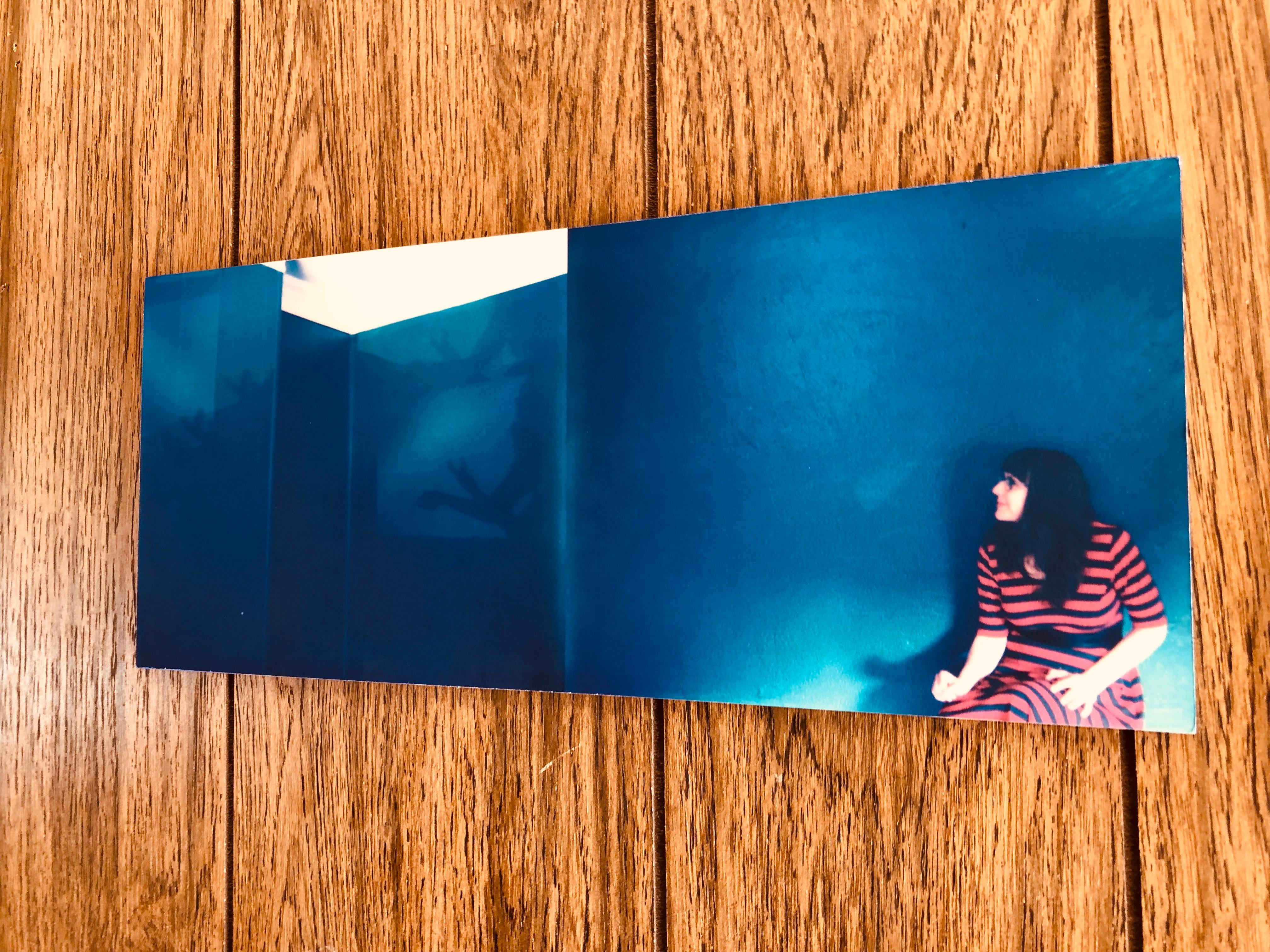 Shadow Play - Blue, Contemporary, Figurative, Woman, Polaroid, Photograph 10