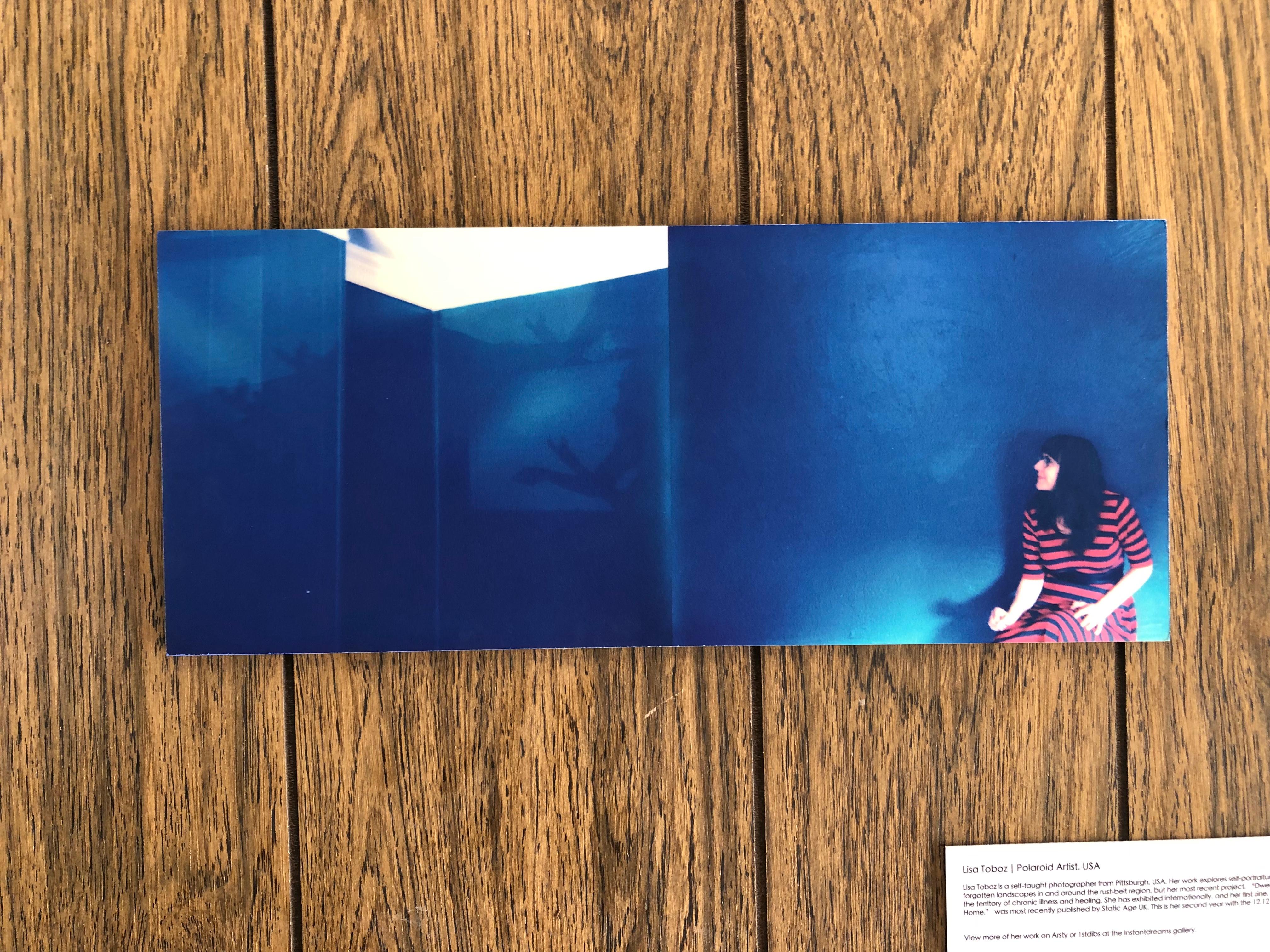 Shadow Play - Blue, Contemporary, Figurative, Woman, Polaroid, Photograph 3