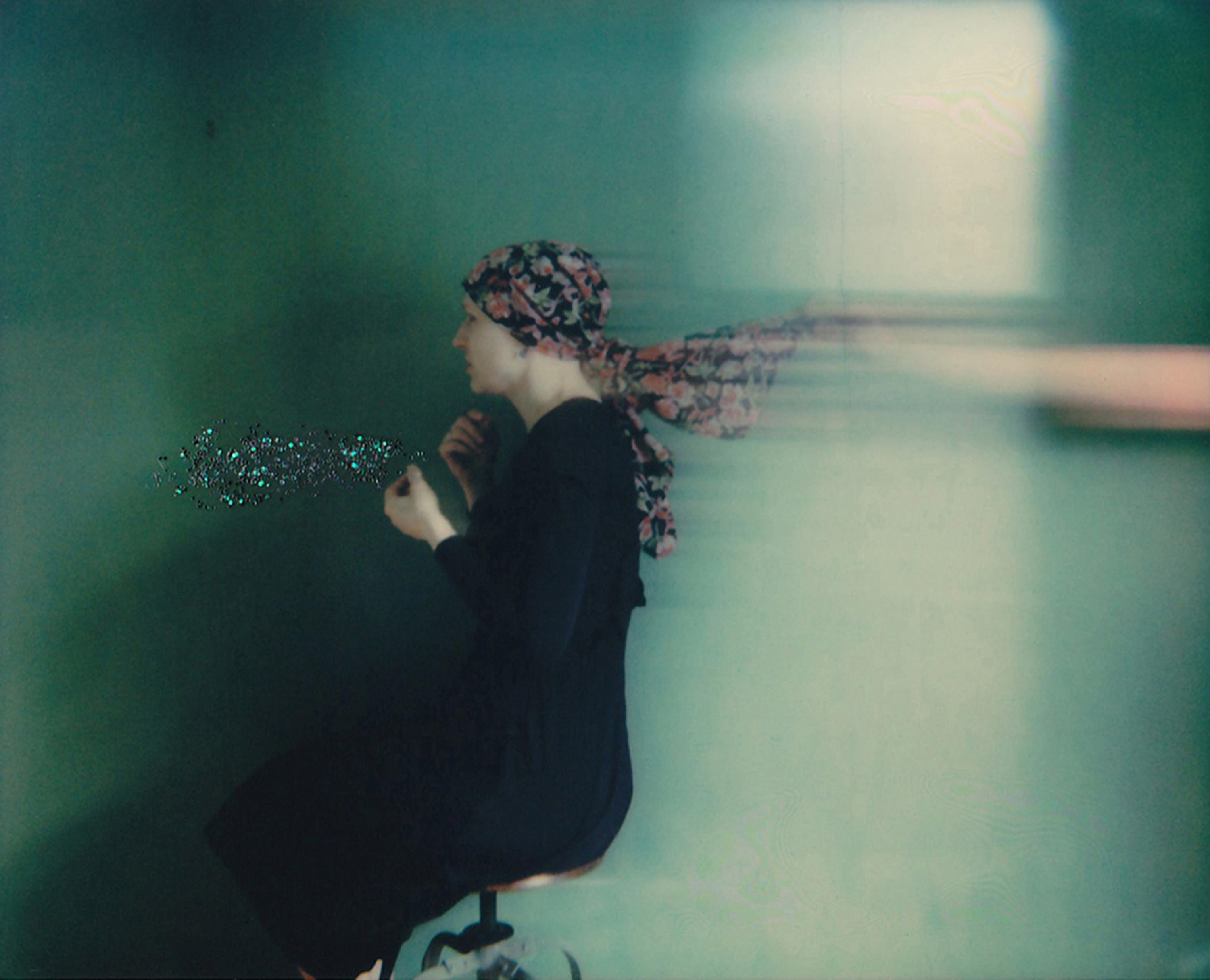 The Dwell - Contemporary, Figurative, Woman, Polaroid, Photograph, 21st Century