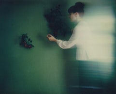 Untitled  (Dwell Series) - Contemporary, Woman, Polaroid, Interior, 21st Century