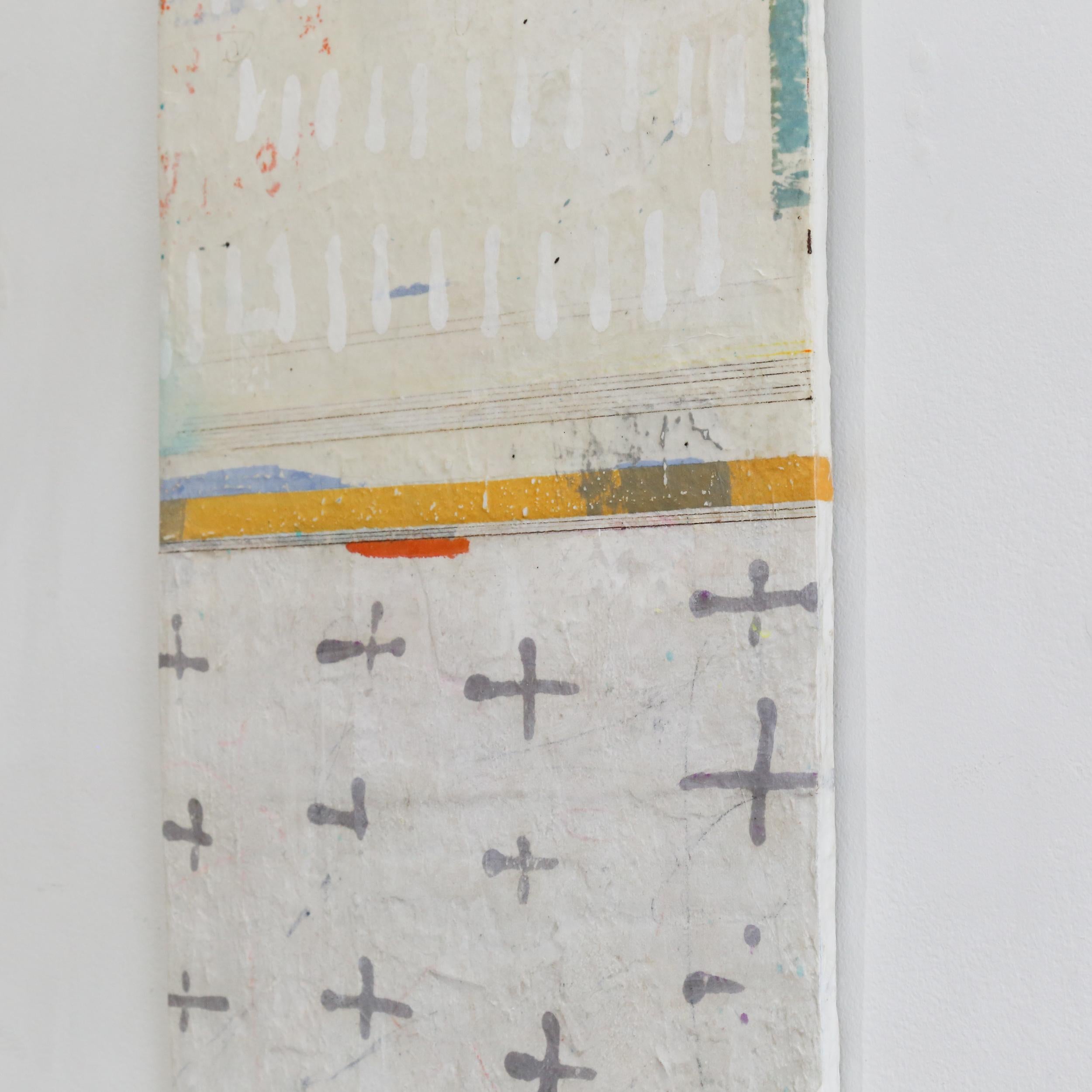 Stargazer - Gray Abstract Painting by Lisa Weiss