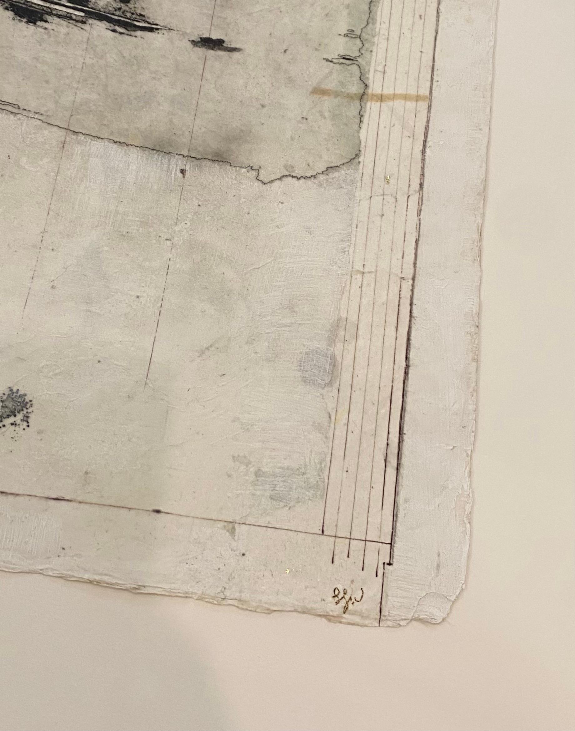 Artist Lisa Weiss uses handmade paper and various different inks with Goldleaf on each piece she makes.  Every piece is very unique throughout her creative process.    

